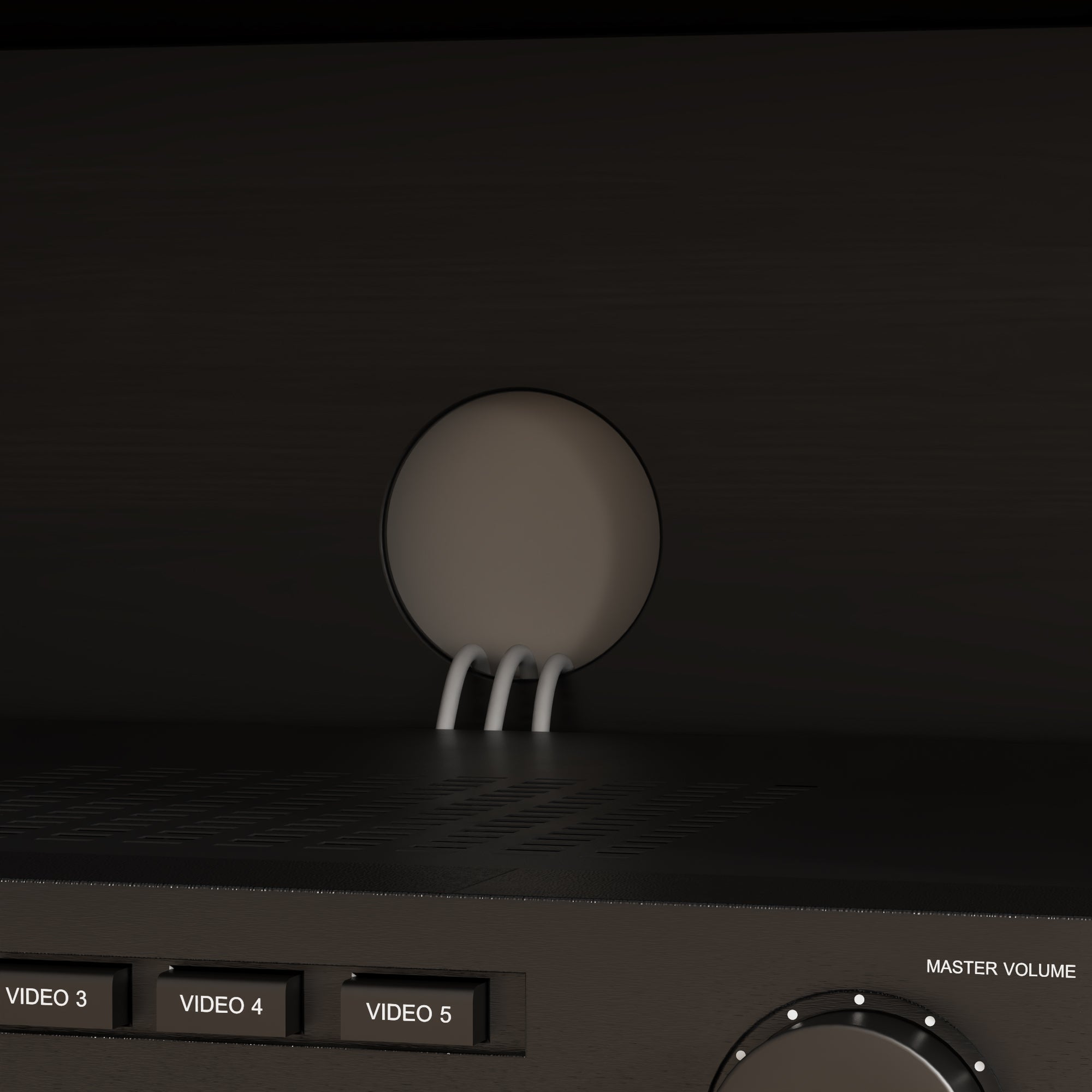 High Gloss TV Stand With Storage