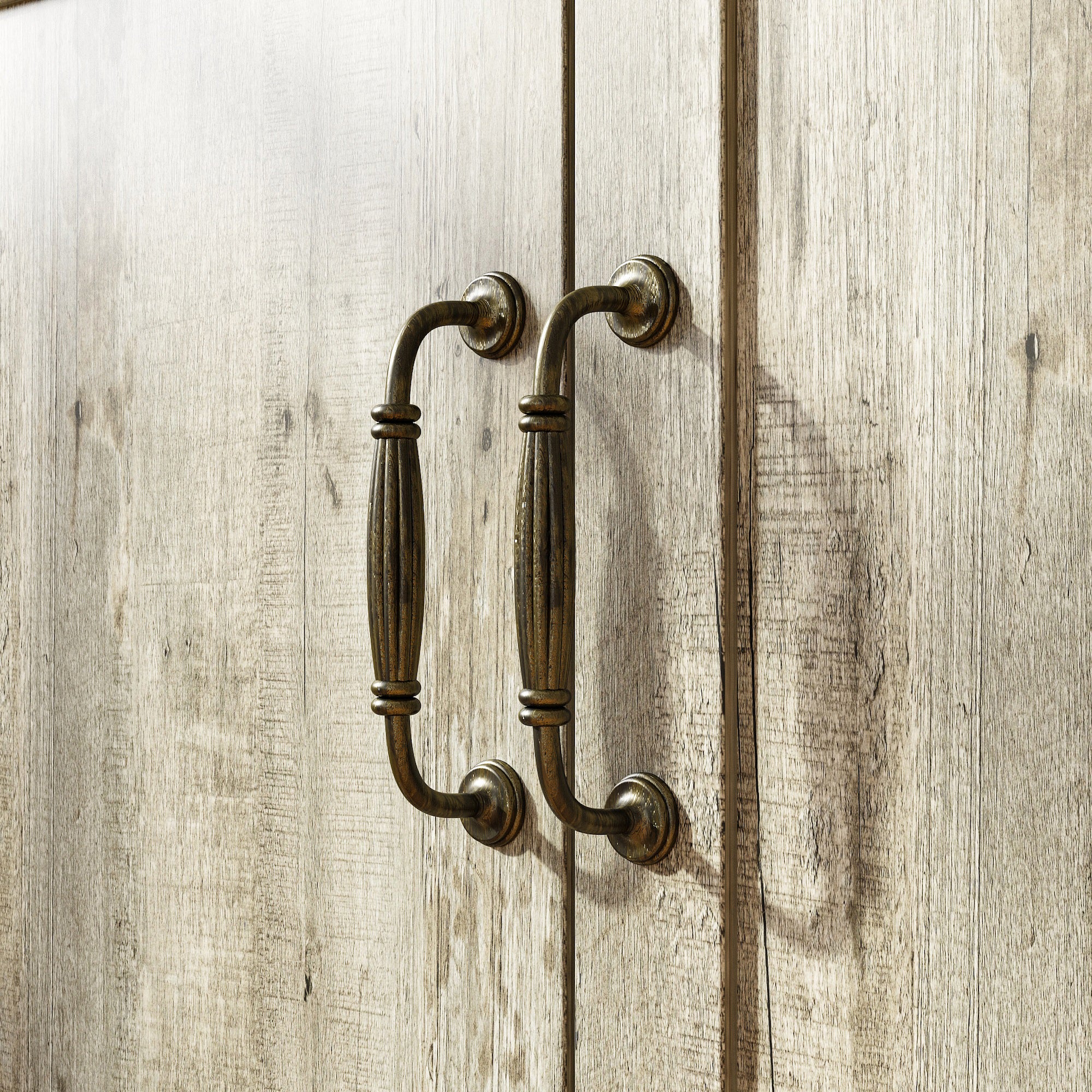 Retro Dining Cabinet With Adjustable Shelves