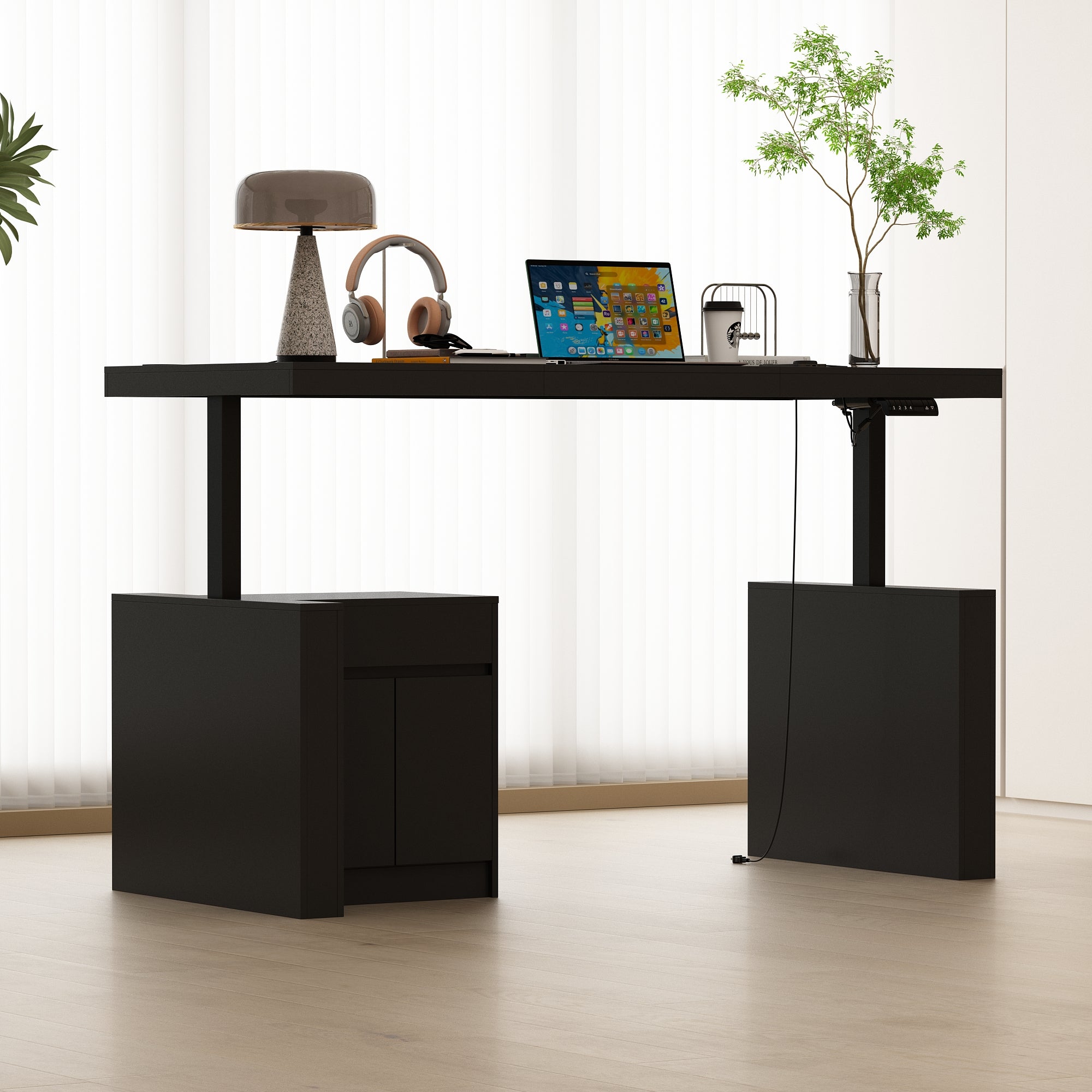 71'' W Height Adjustable Standing Desk