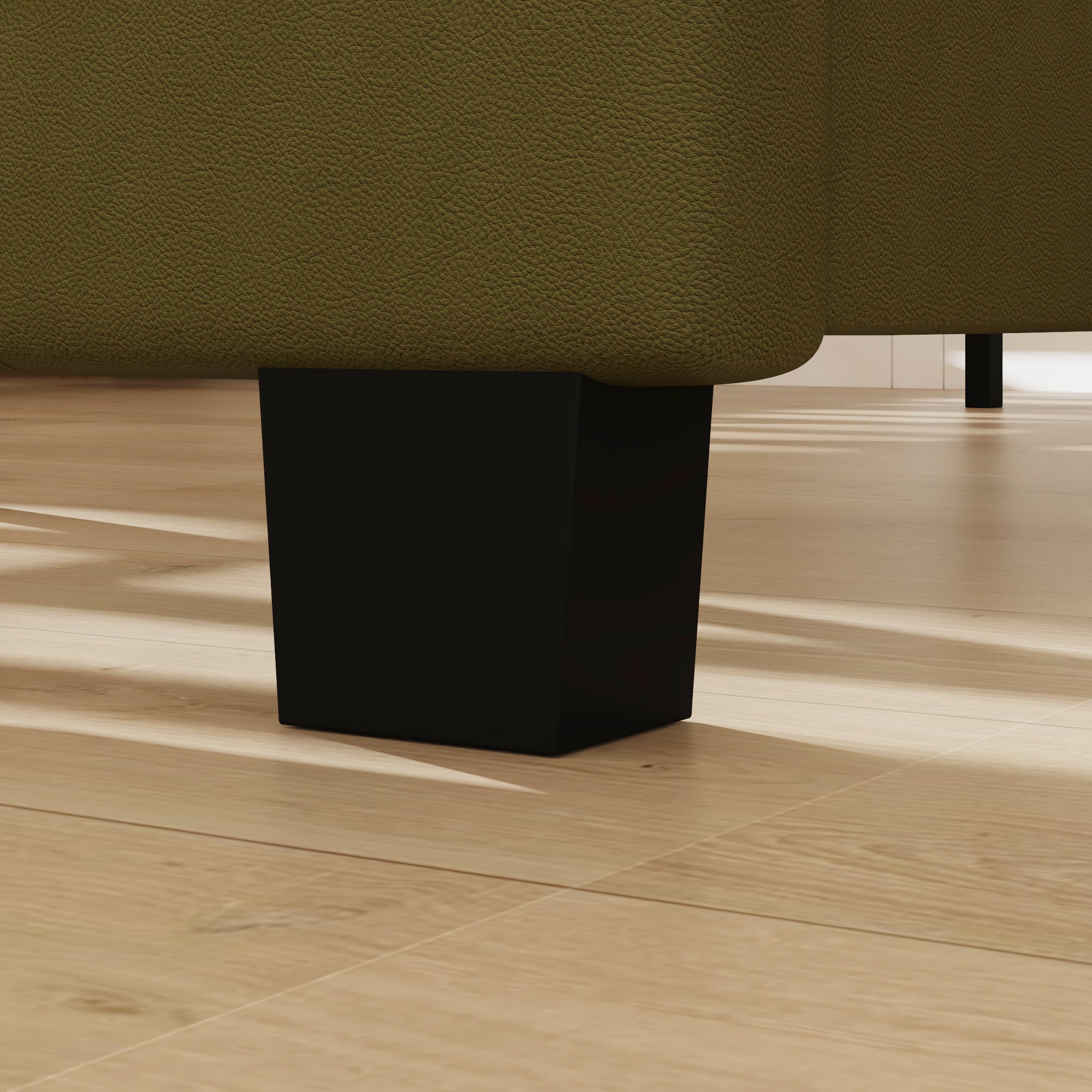 King Size Upholstered Bed With Sturdy Frame