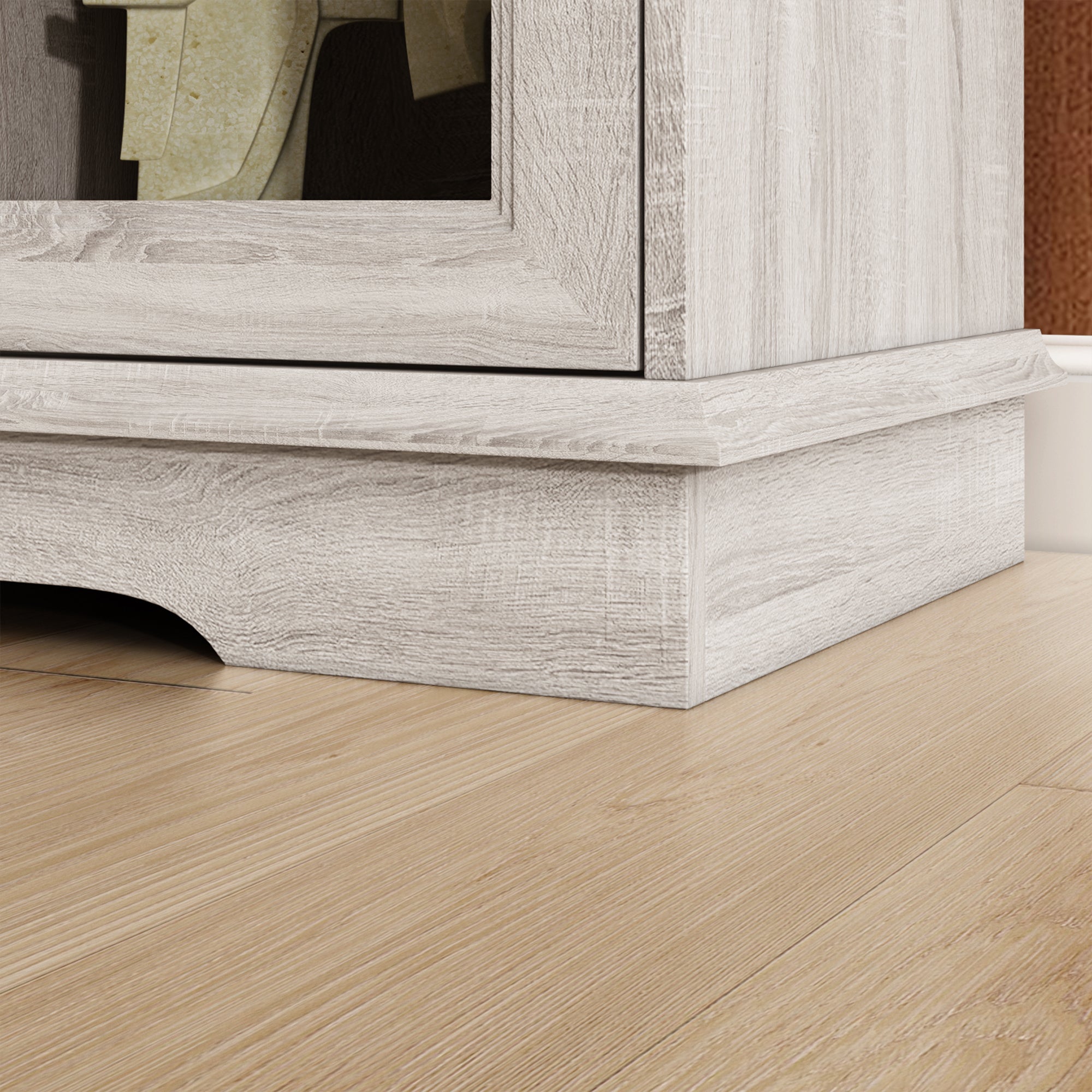 63'' Sideboard With 3 Drawer 4 Door