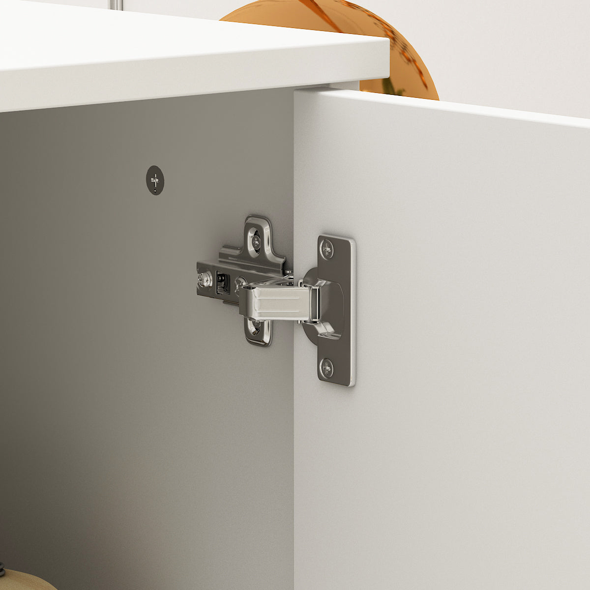 Large Reception Desk Reception Station with Lockable Door 70"W