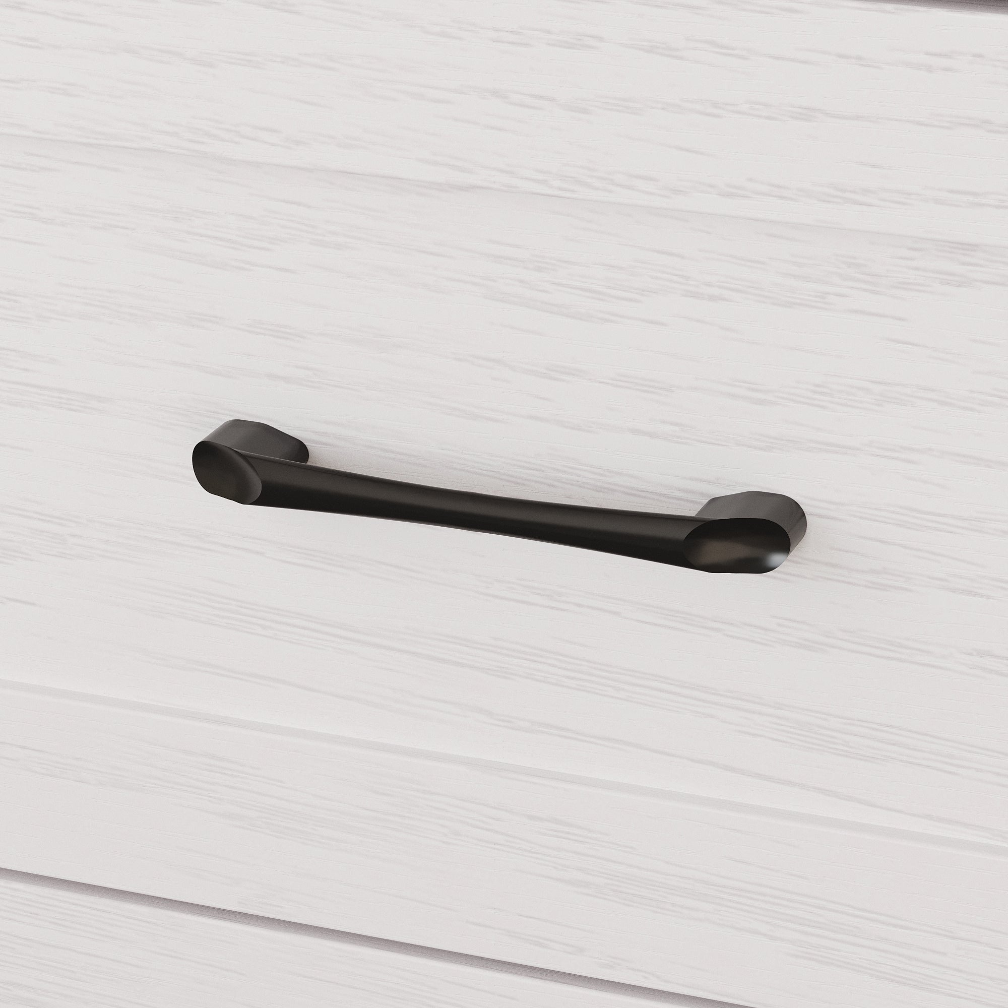 3-Drawer Nightstand With Wood Grain Finish