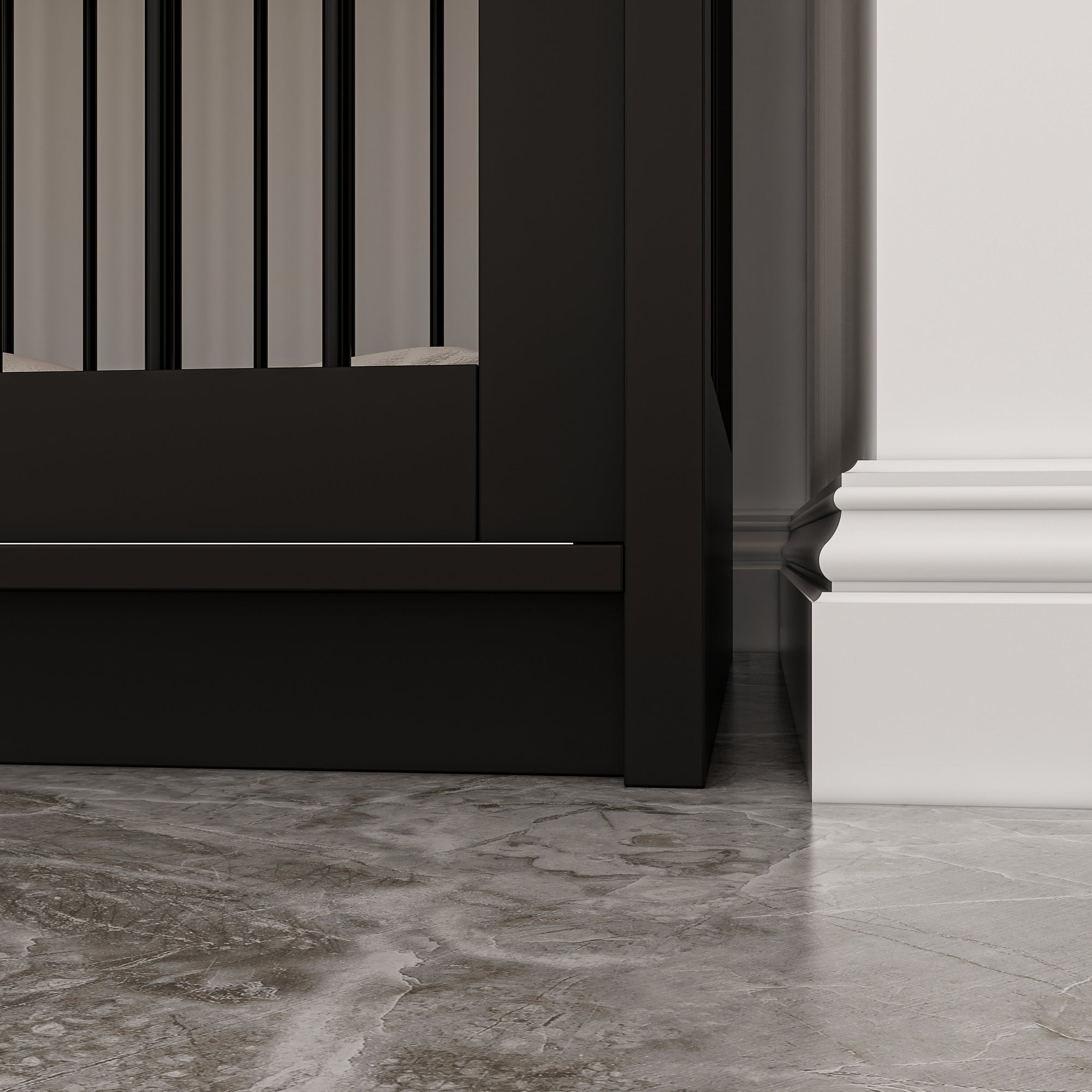 Barn Door Dog Crate with Lock