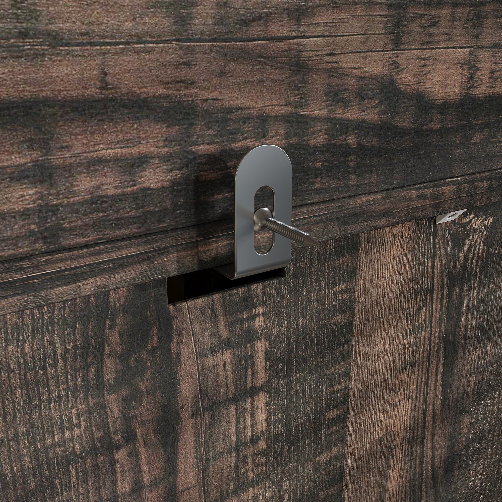 70'' H Trapezoid Bookcase & Storage Cabinet