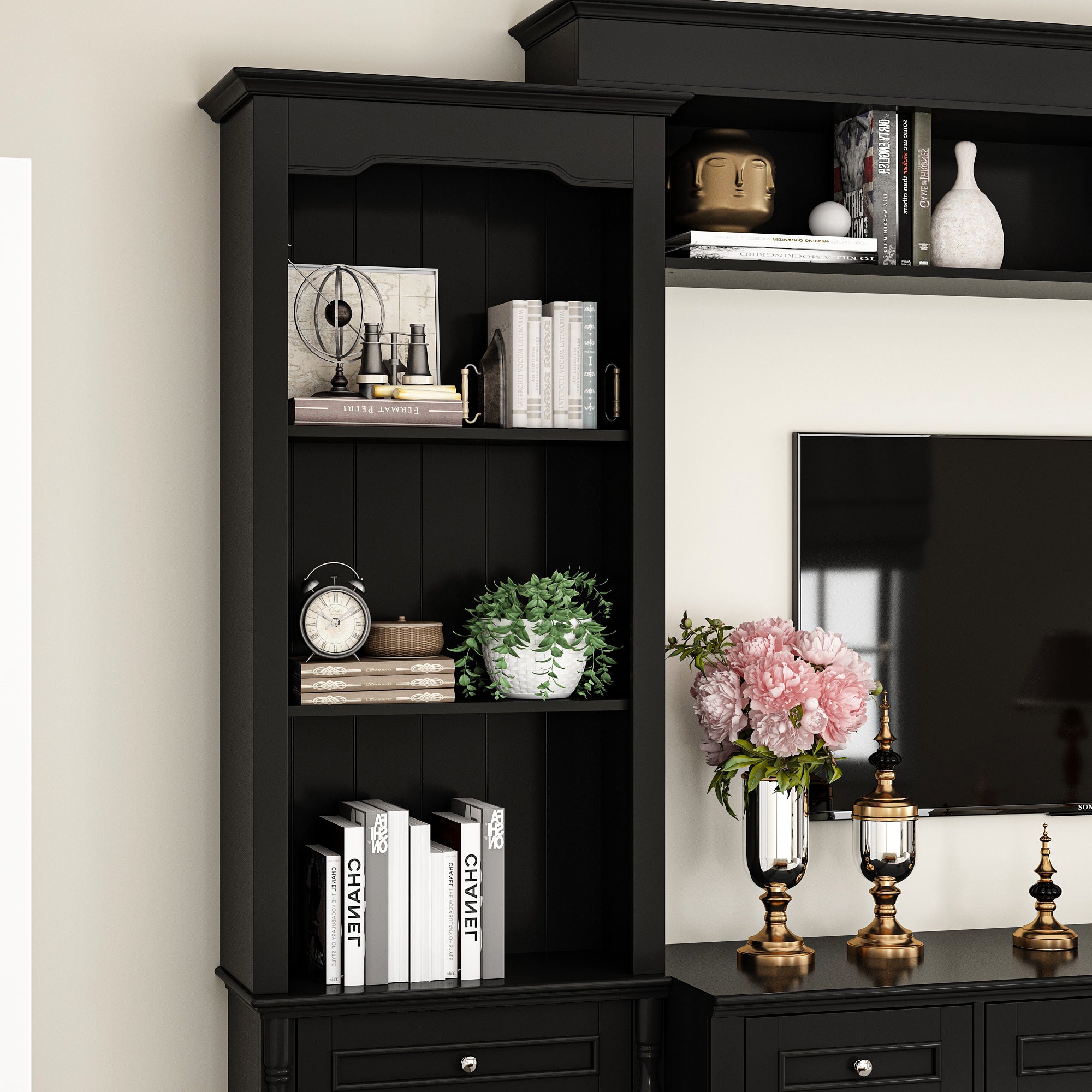 TV Hutch Large Entertainment Center