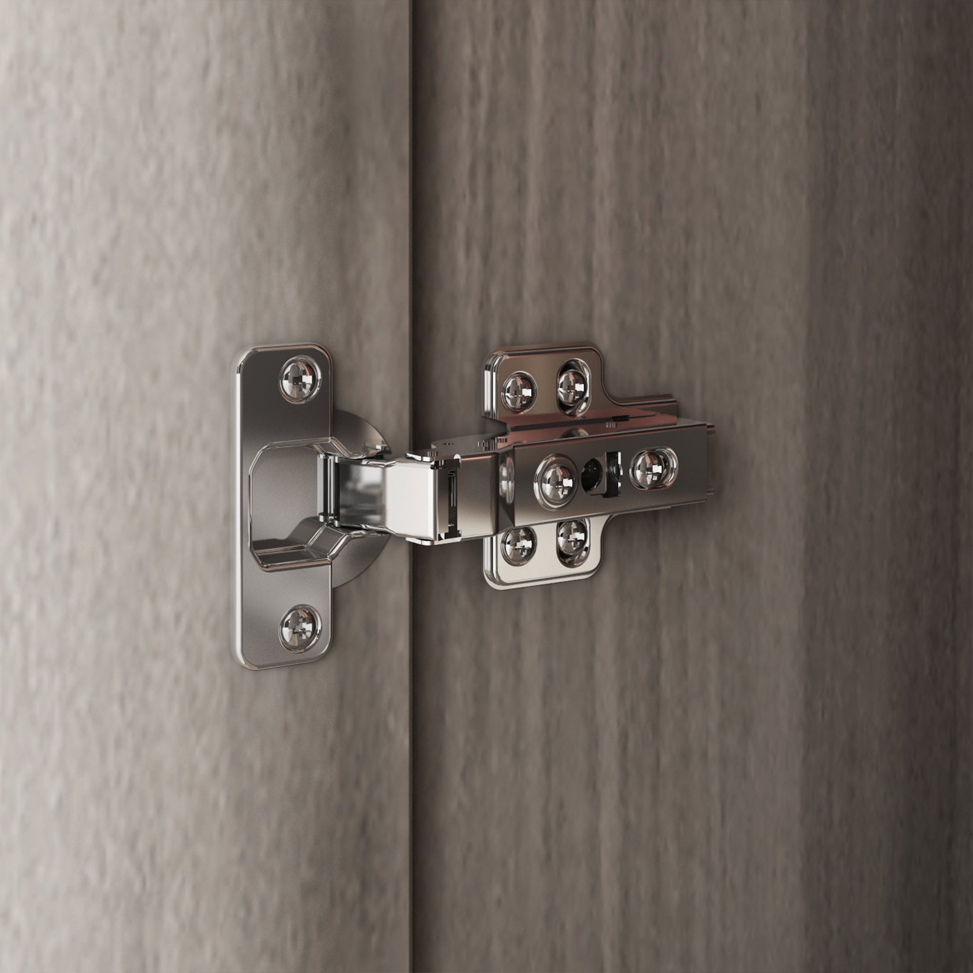 Armoire with Solid Wood Handle 3-Door Large Cabinet for Bedroom