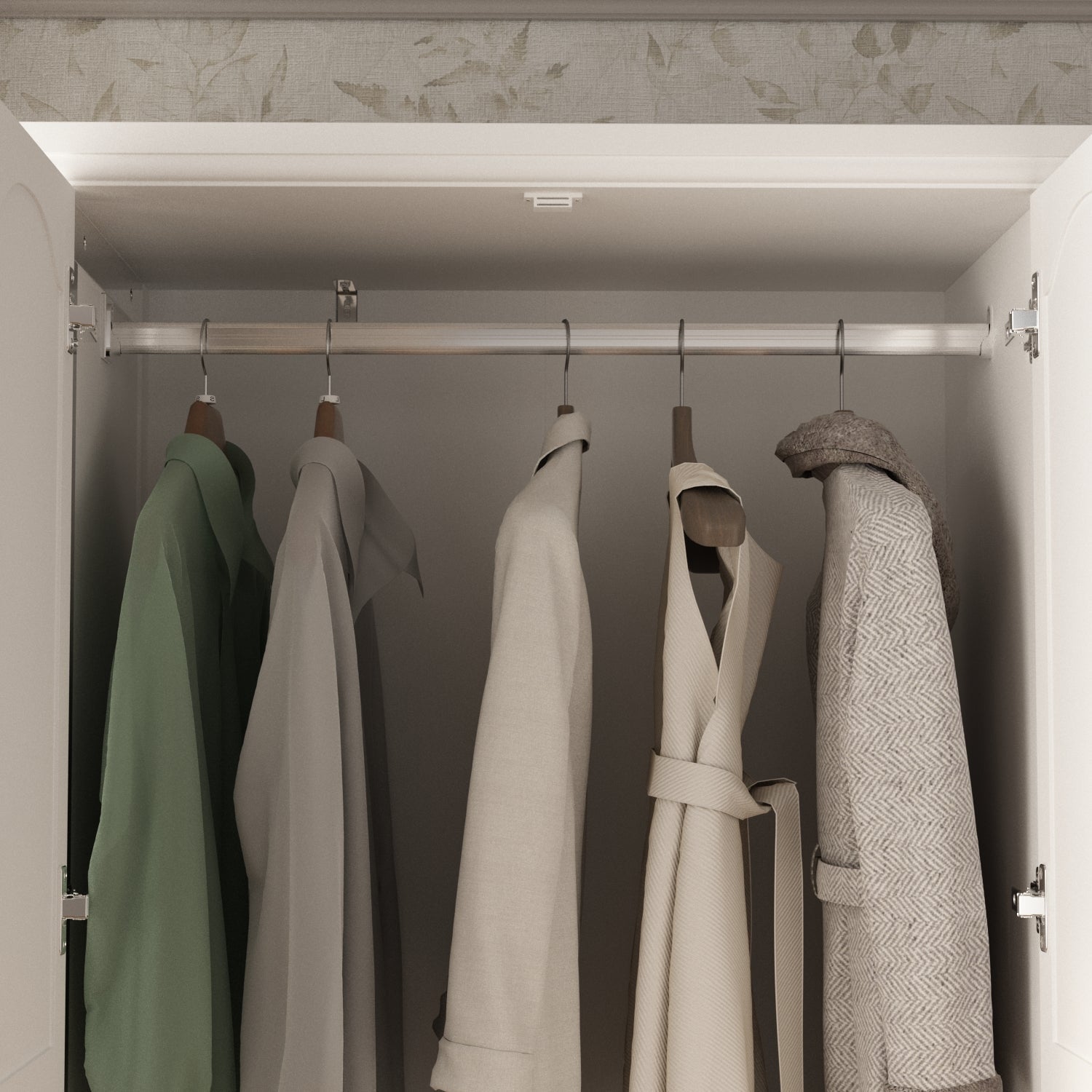 Large Armoire Closet Organizer Wardrobe with 3 Doors 5 Drawers