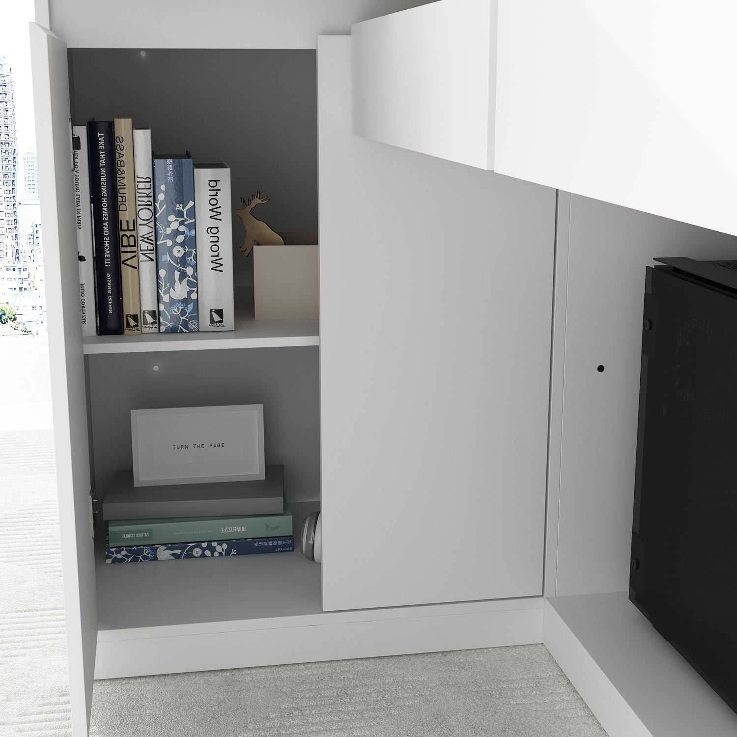 Large L-Shaped Reception Desk with 3 Drawers