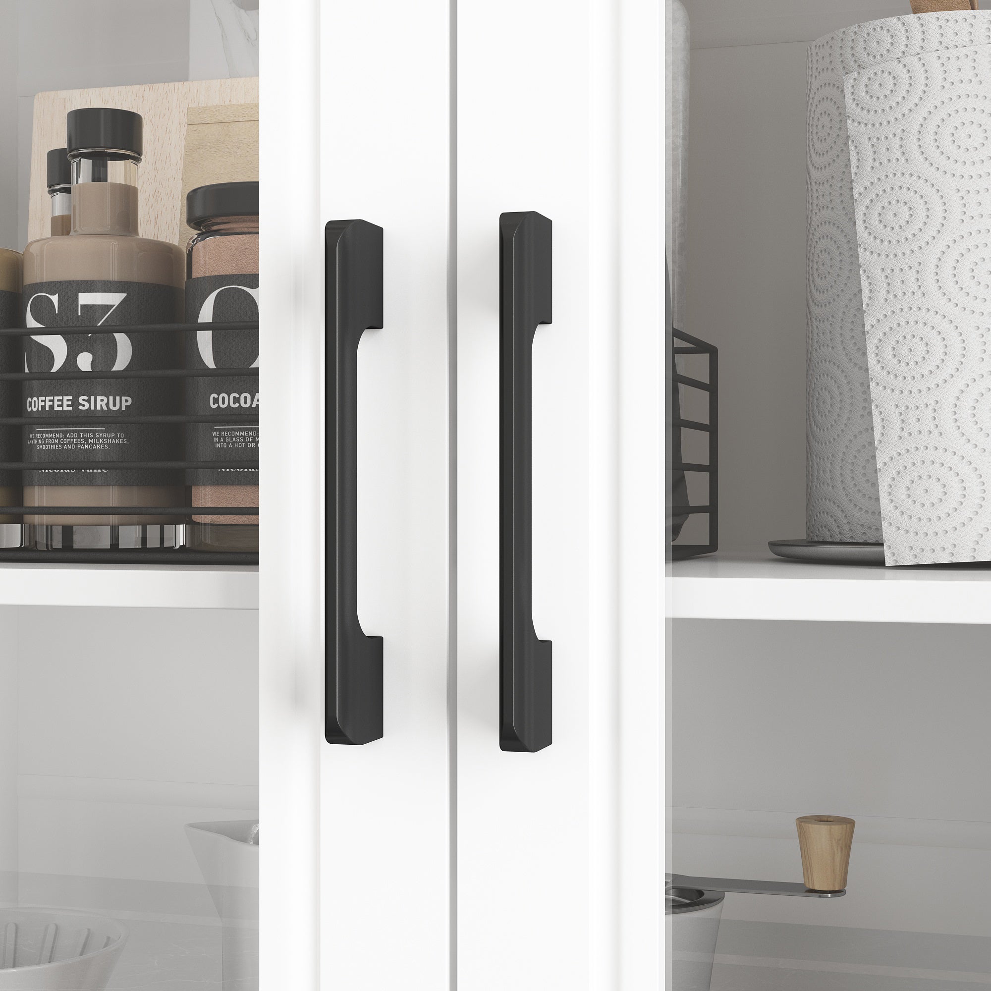 74.8”H China Cabinet Display Case With Light