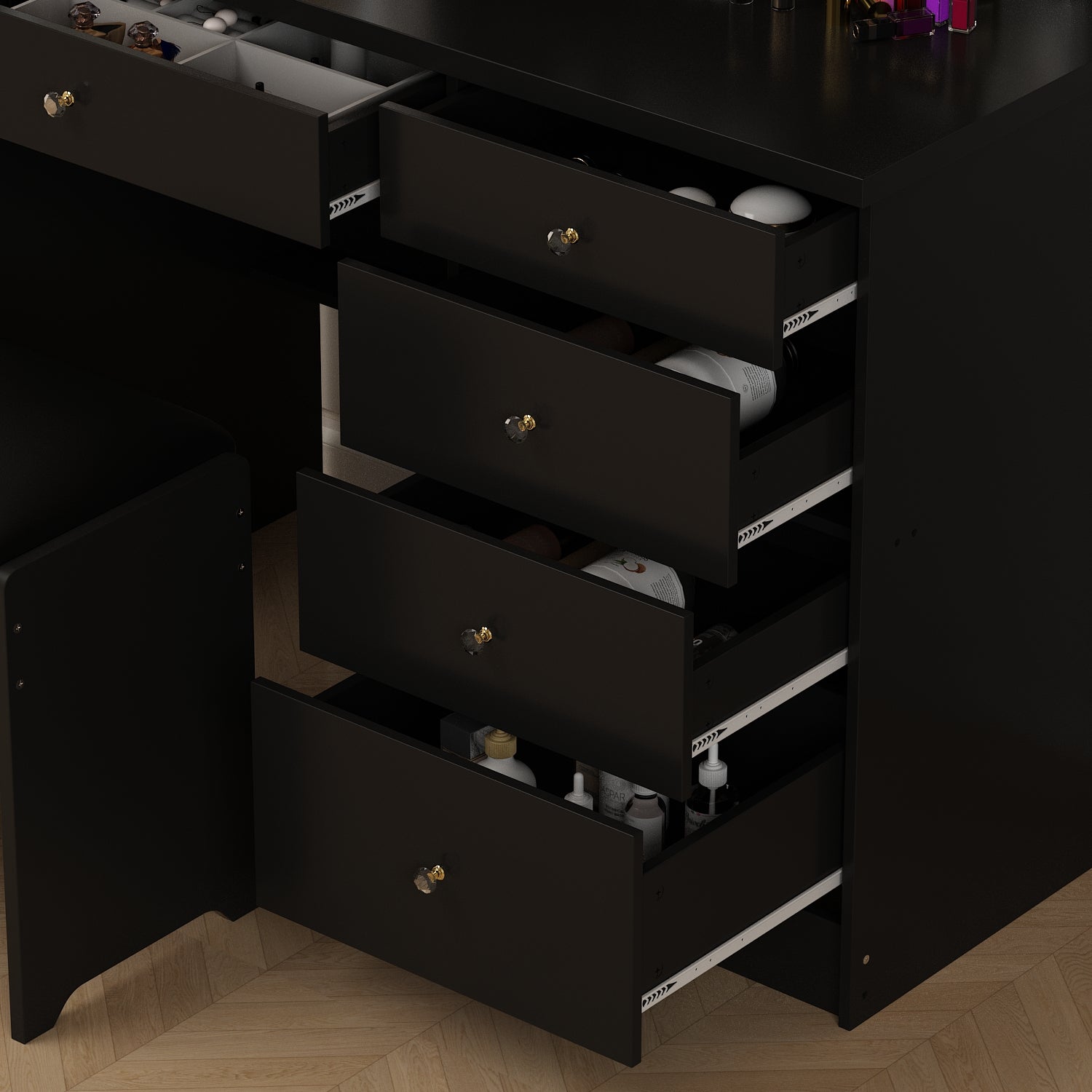 #Style_LED Light Sliding MirrorMirror