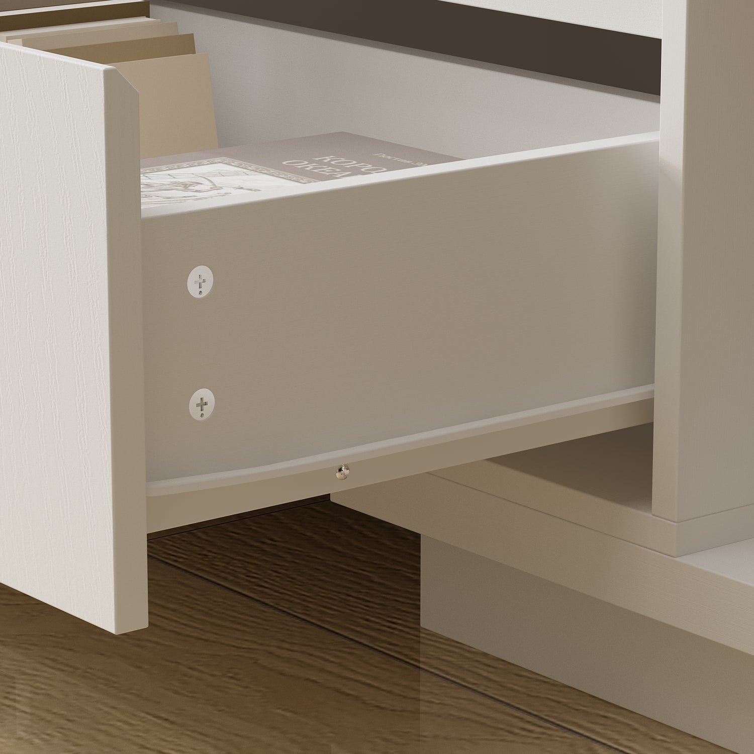 Wide TV Stand Entertainment Stand Adjustable Width TV Stand for Living Room