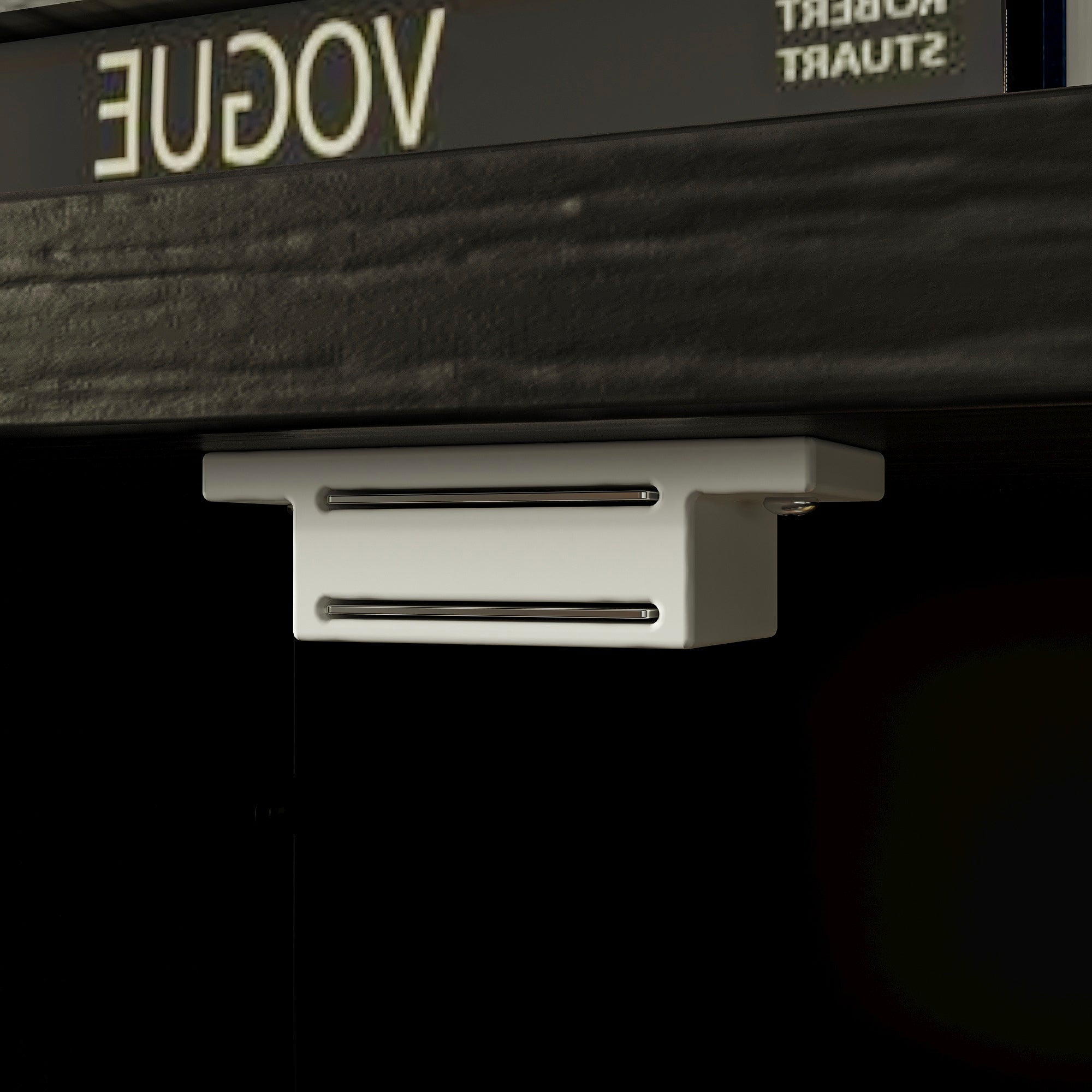 Stylish Black TV Stand Entertainment Center: Modern Design with Ample Storage Space