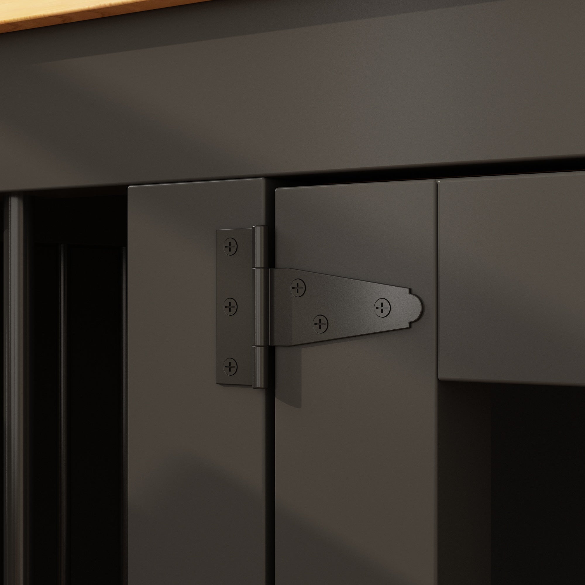 Corner Dog Crate With Divider