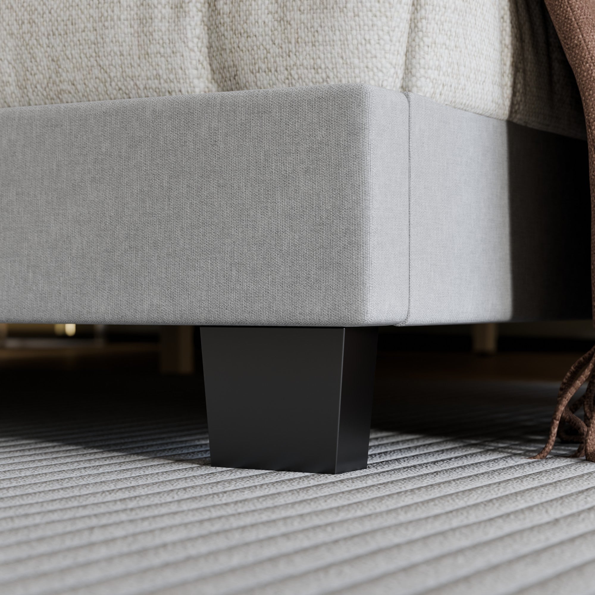 Low Profile Platform Bed With Modern Design