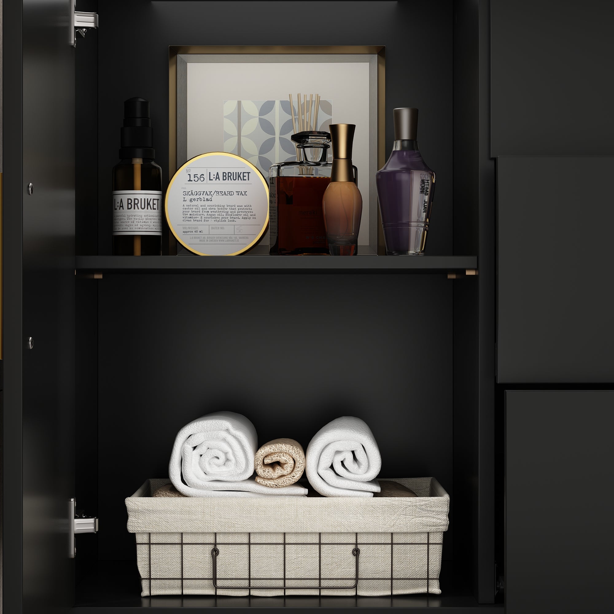 47.2'' Single Bathroom Vanity with Solid + Manufactured Wood Top