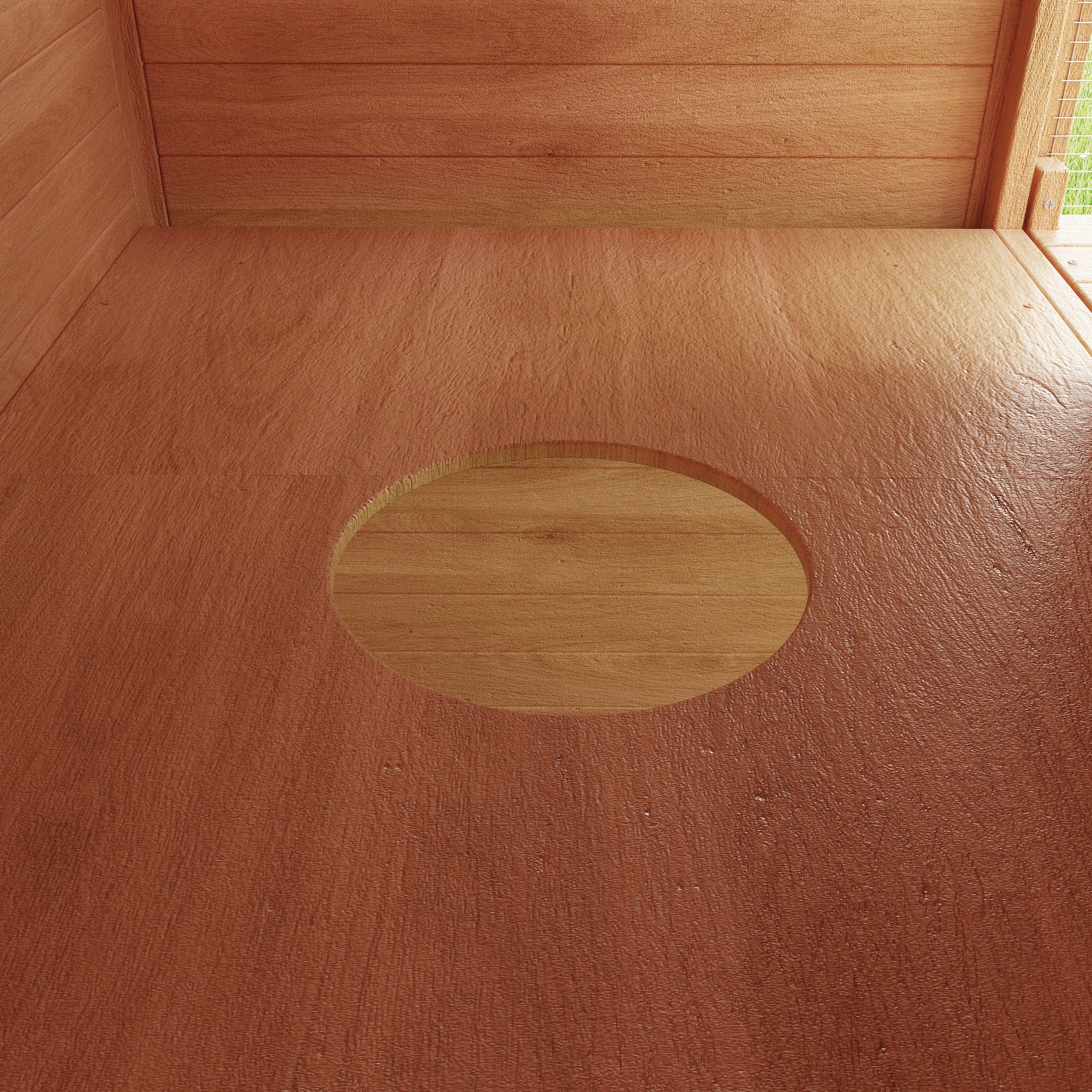 Large Outdoor Cat Enclosure with Cover and Multi-Level Design