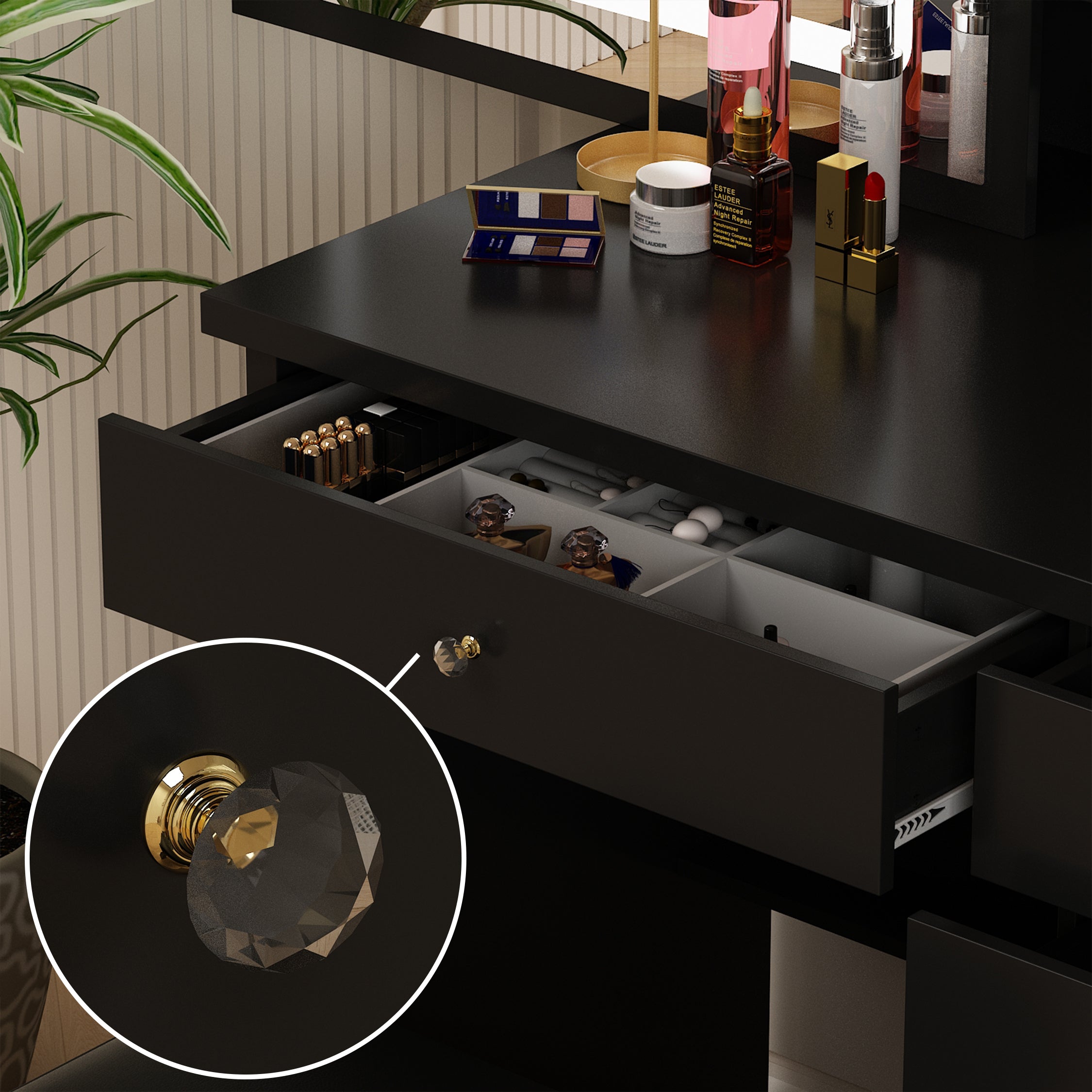 #Style_LED Light Sliding MirrorMirror