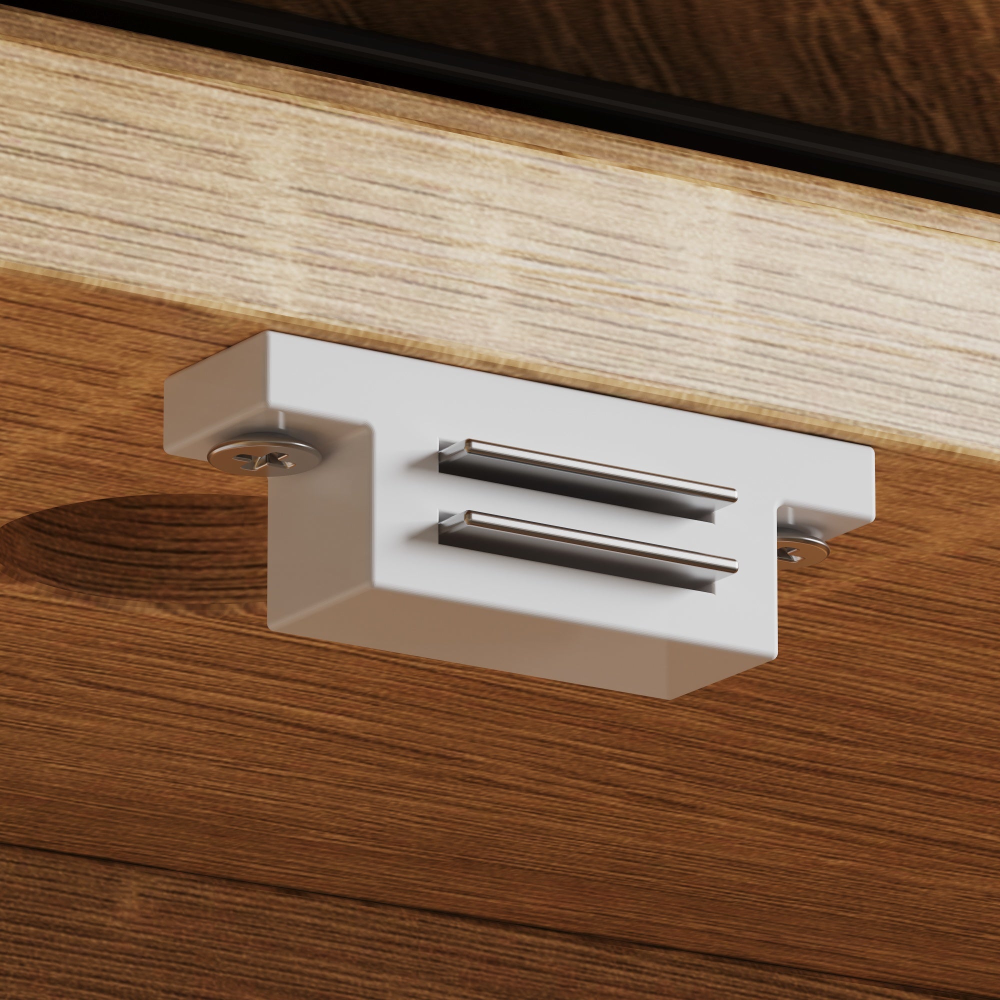 Creative Nightstand With Robot Shape And Movable Wheels