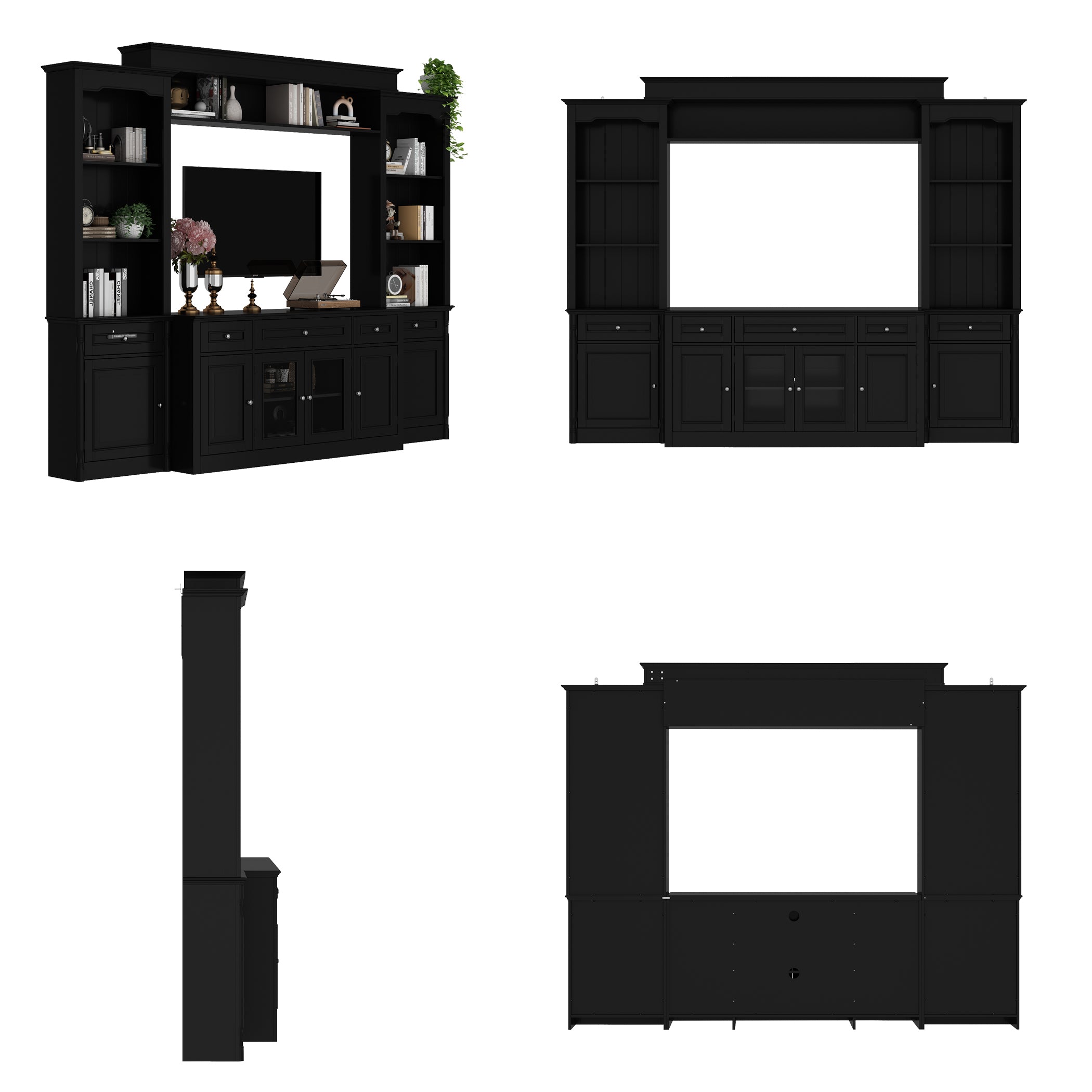 TV Hutch Large Entertainment Center