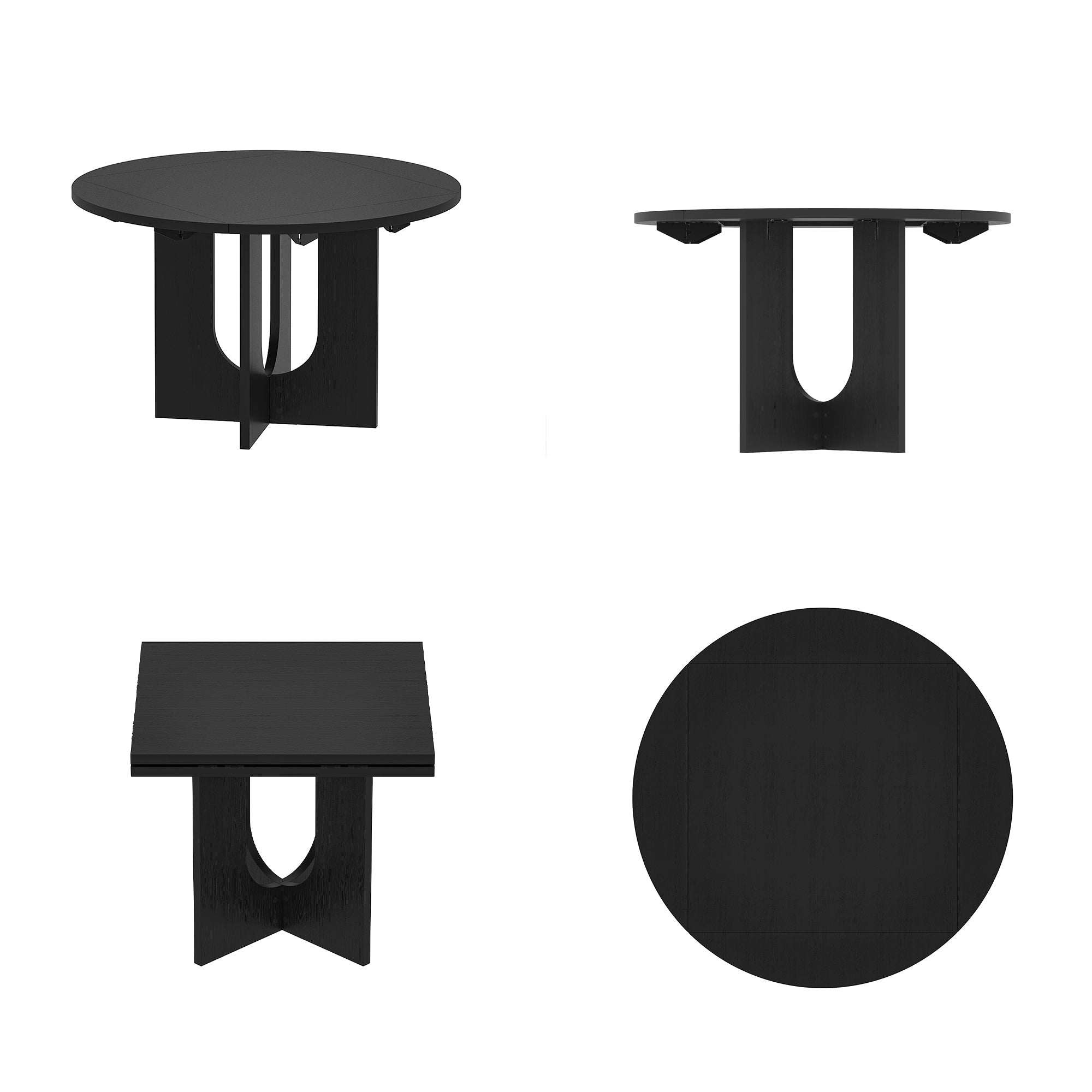 47.2" Round Folding Dining Table