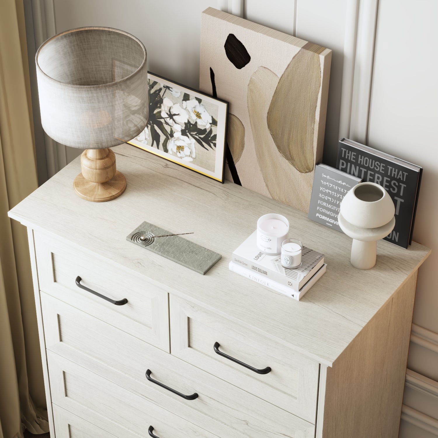 40.4" H 6-Drawer Vertical Dresser Chest