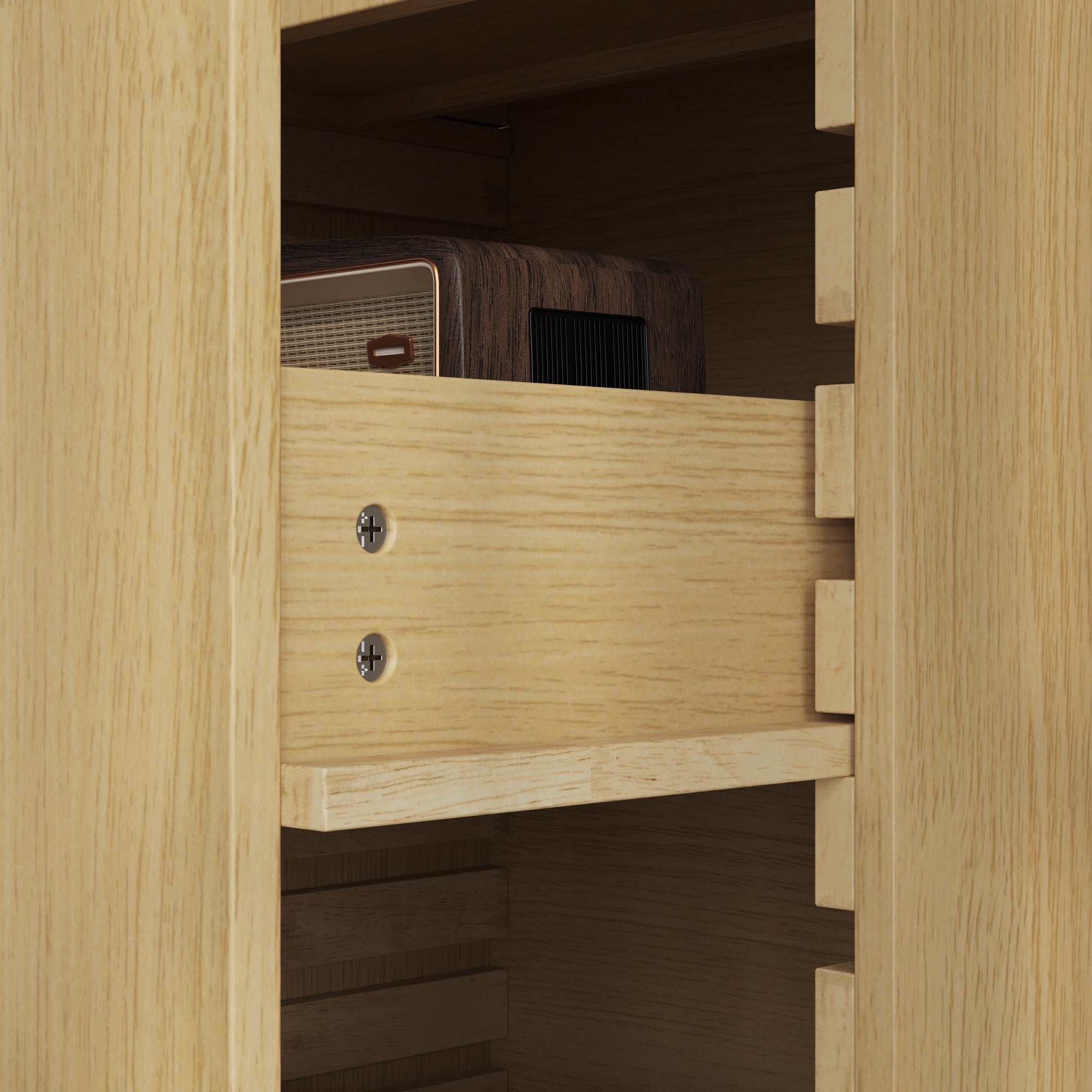 70'' H 3-Drawer DIY Bookcase