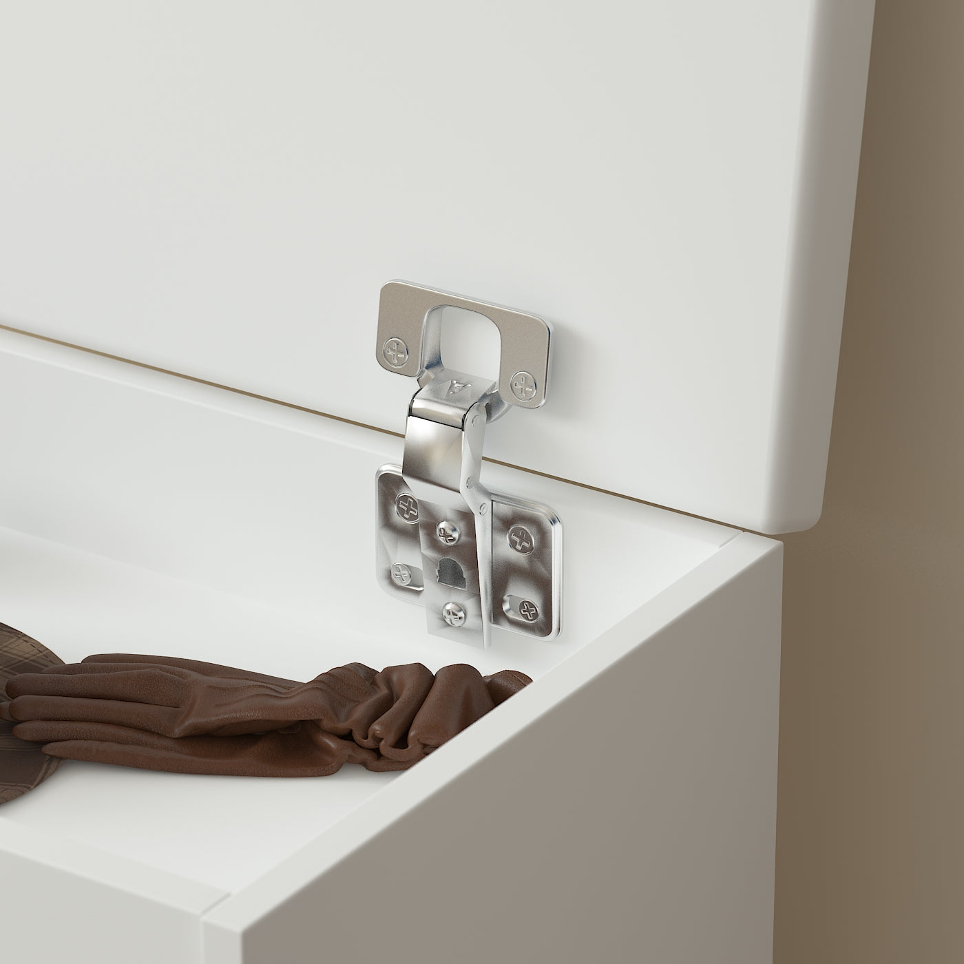 Shoe Storage Bench Shoe Rack Upholstered Pad with 2 Compartments