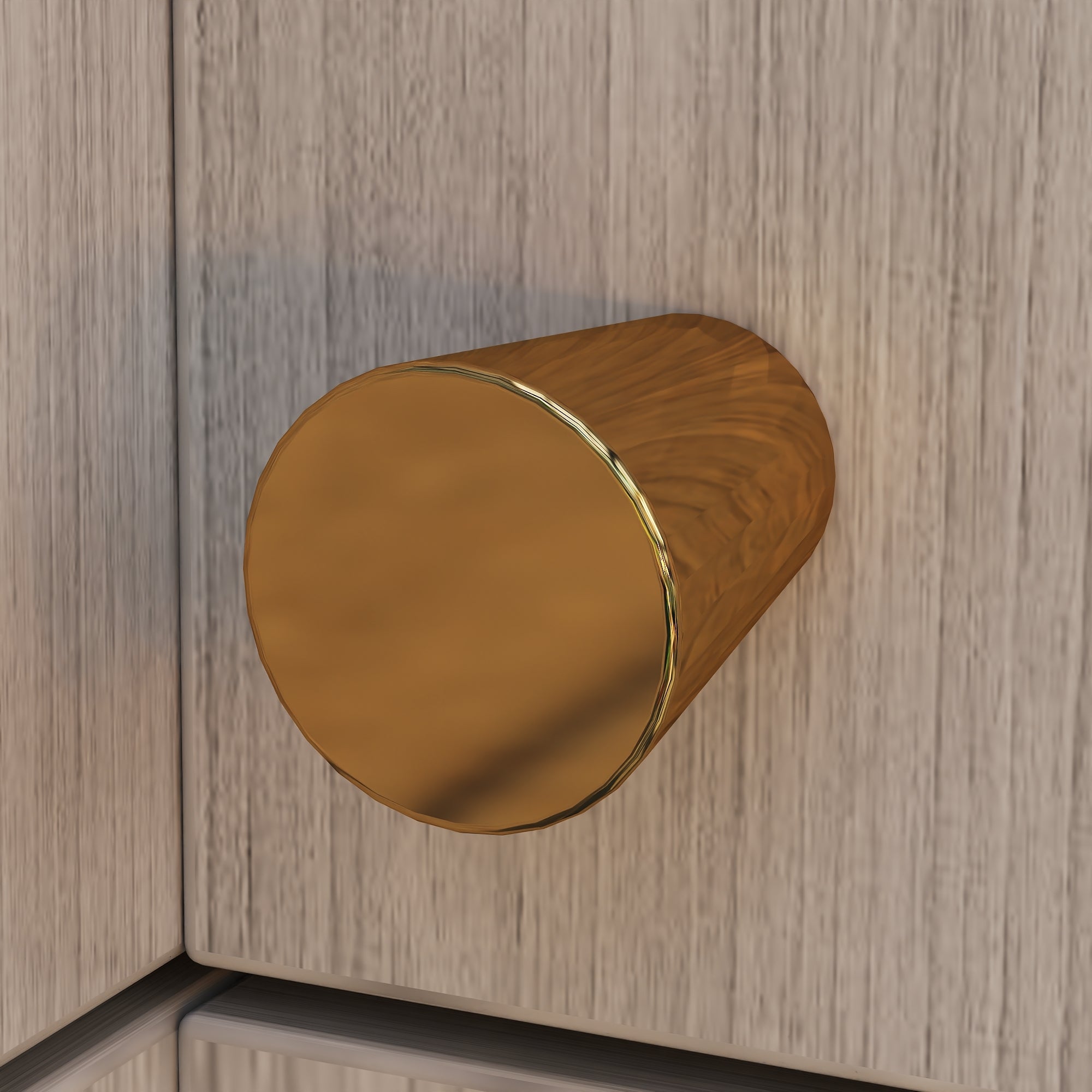 Multipurpose Darlah Corner Armoire with Solid & Manufactured Wood Construction