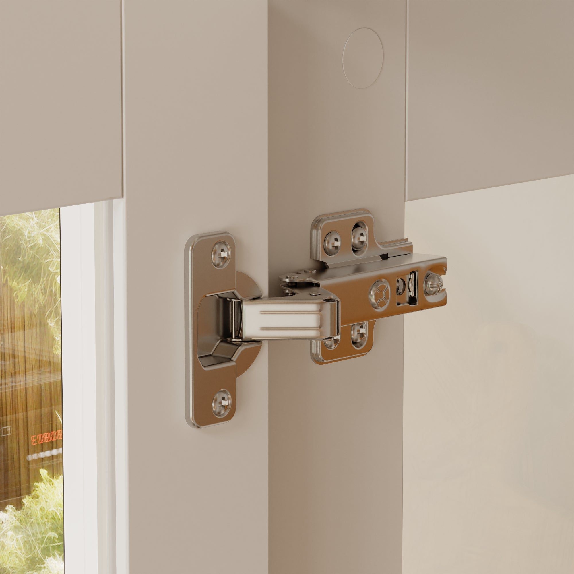 61.4"W Food Pantry Cabinet With Glass Door Wine Storage