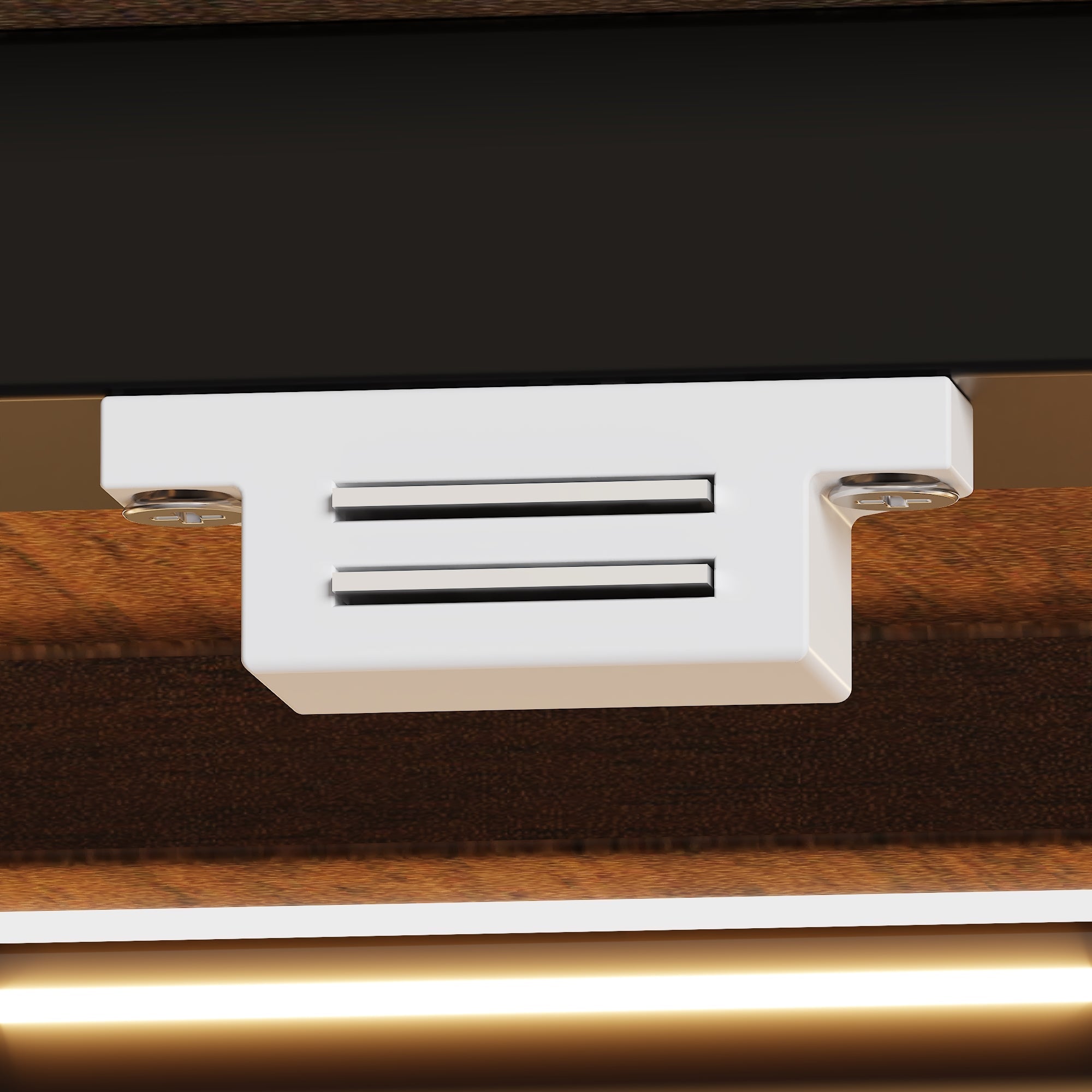 77.6"W Kitchen Island With Glass Door 3 Drawer Light Double Side