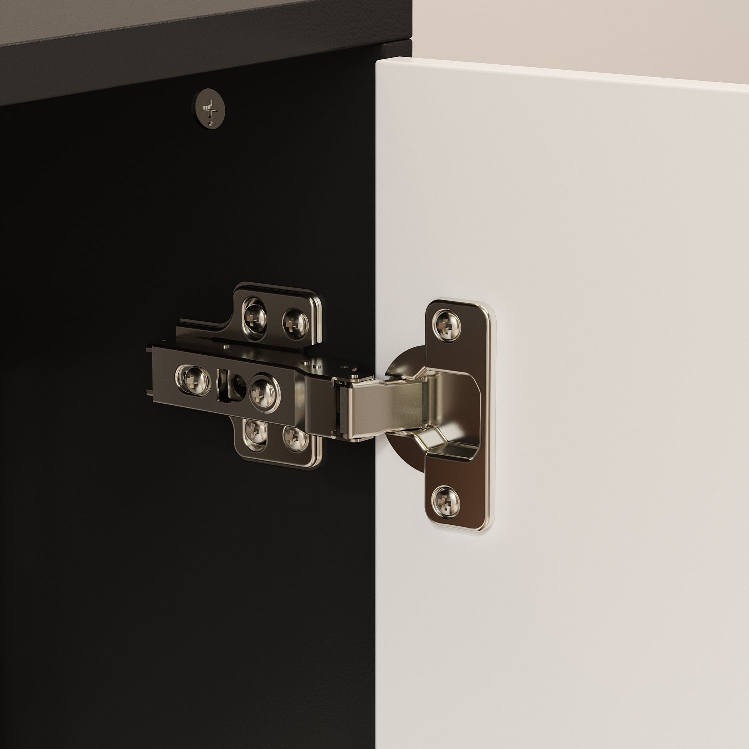 Cabinet Cupboard With 4 Doors For Living Room Entryway