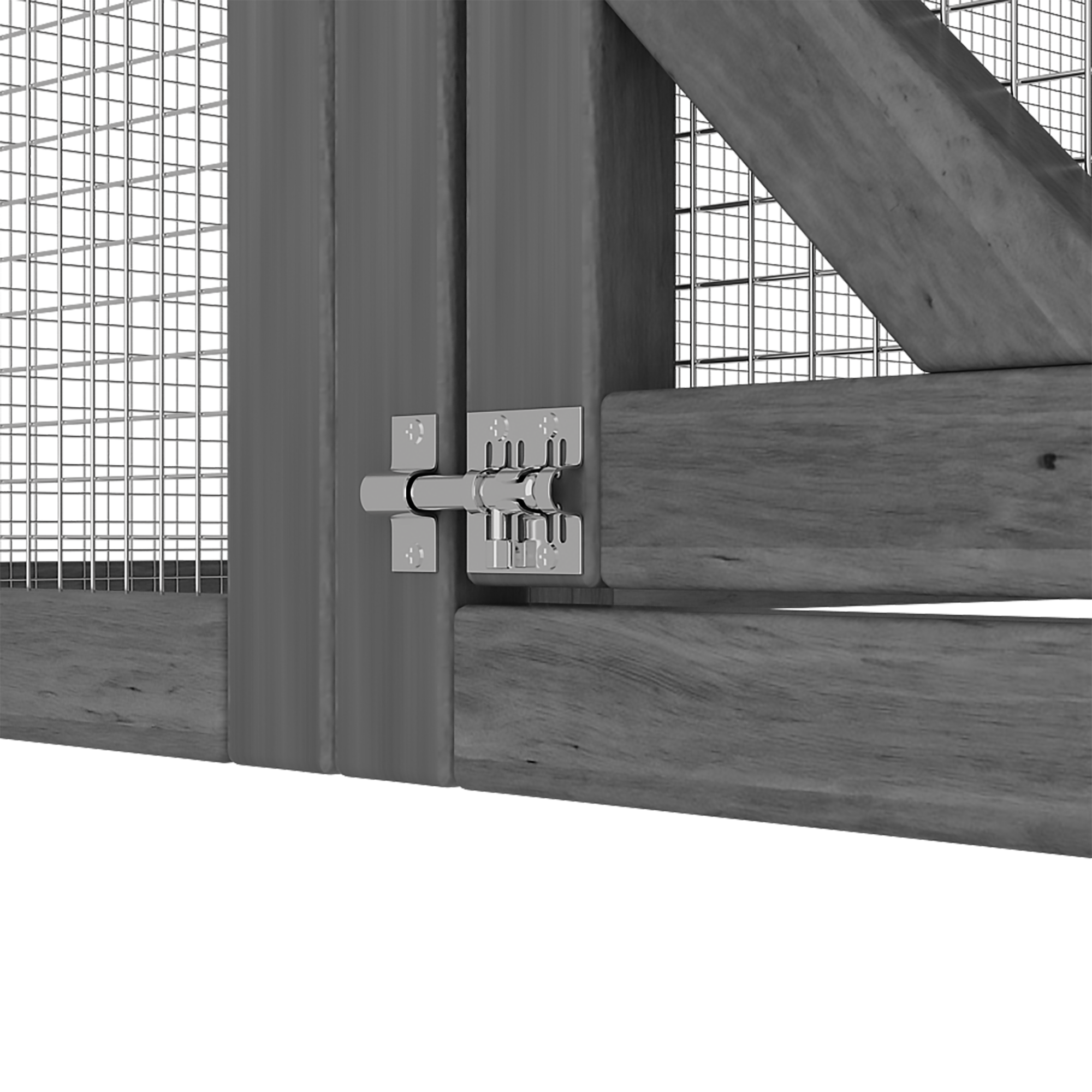 Large Outdoor Cat Enclosure with Cover and Multi-Level Design