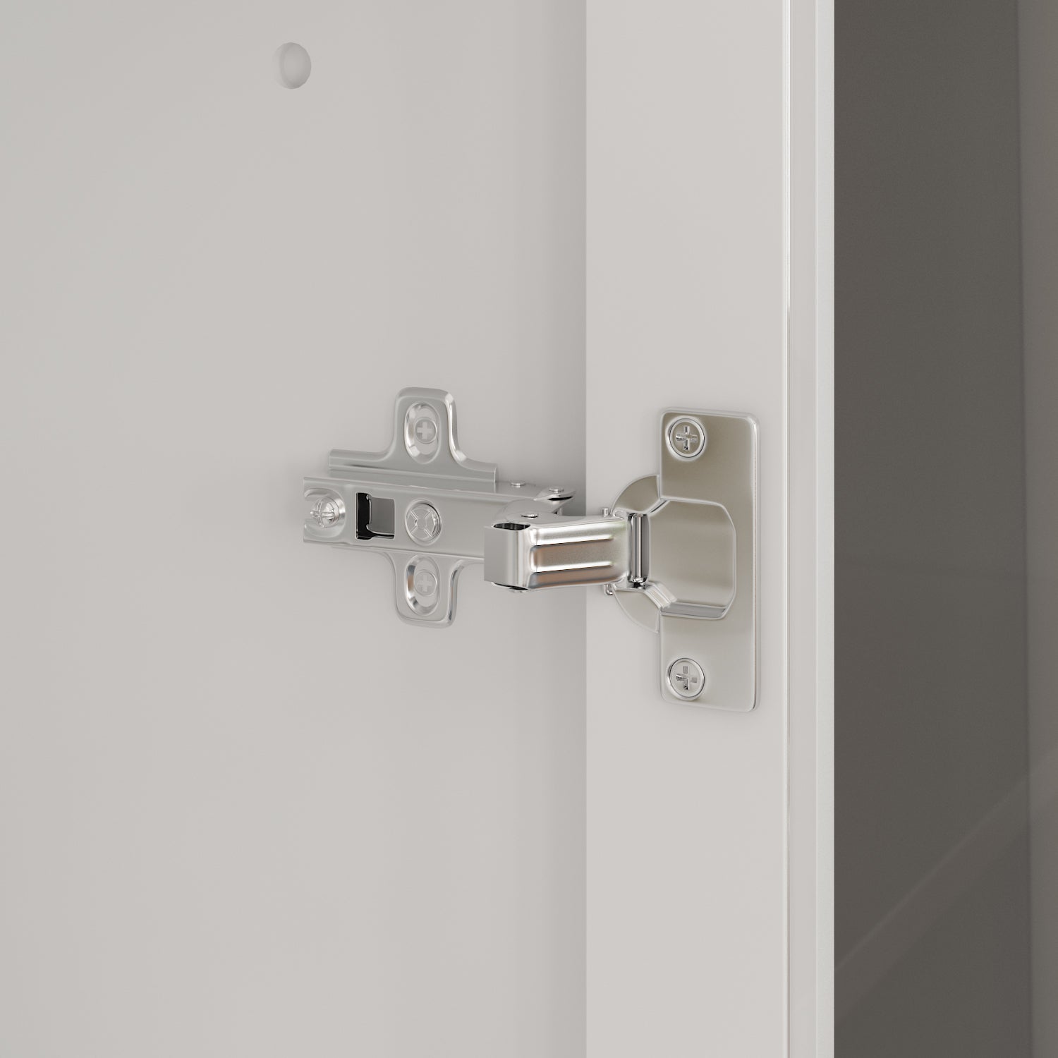 Buffet Sideboard Storage Cabinet Display Bookcase with 3-Tier Shelf