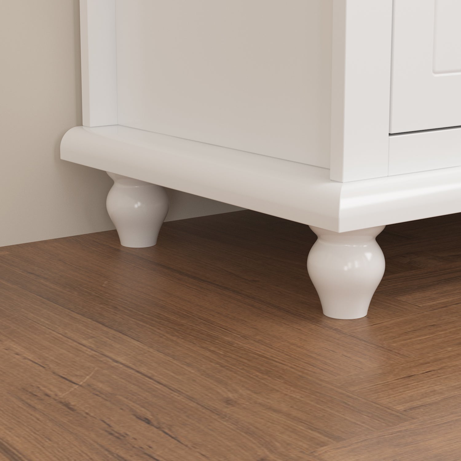 Buffet Sideboard Storage Cabinet Display Bookcase with 3-Tier Shelf