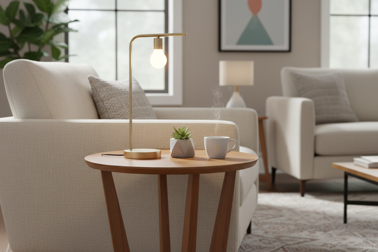 Choosing the Perfect 26 Inch Round End Table for Your Home