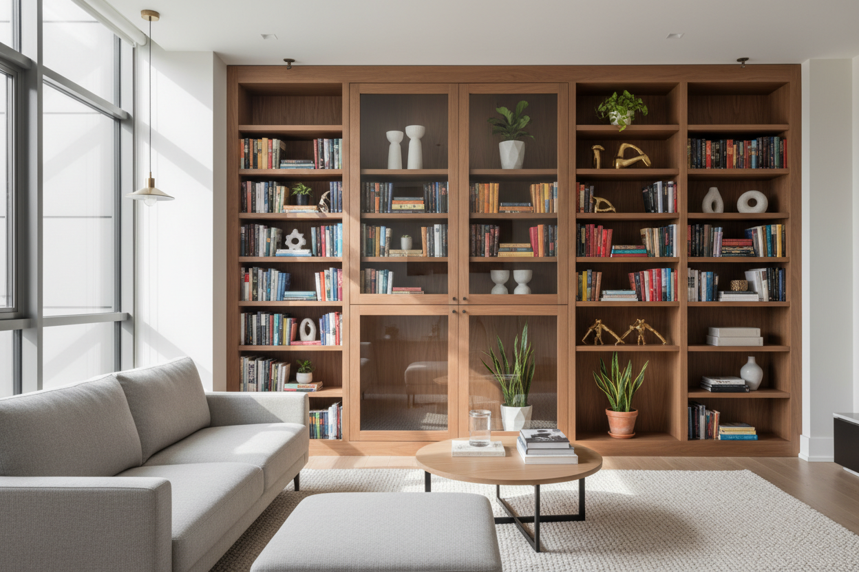 Choosing the Perfect Bookcase with Doors for Your Space