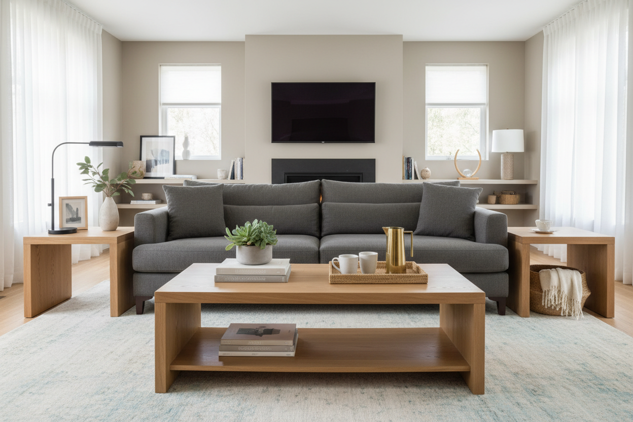 Choosing the Perfect Coffee Table and End Tables for Your Living Room