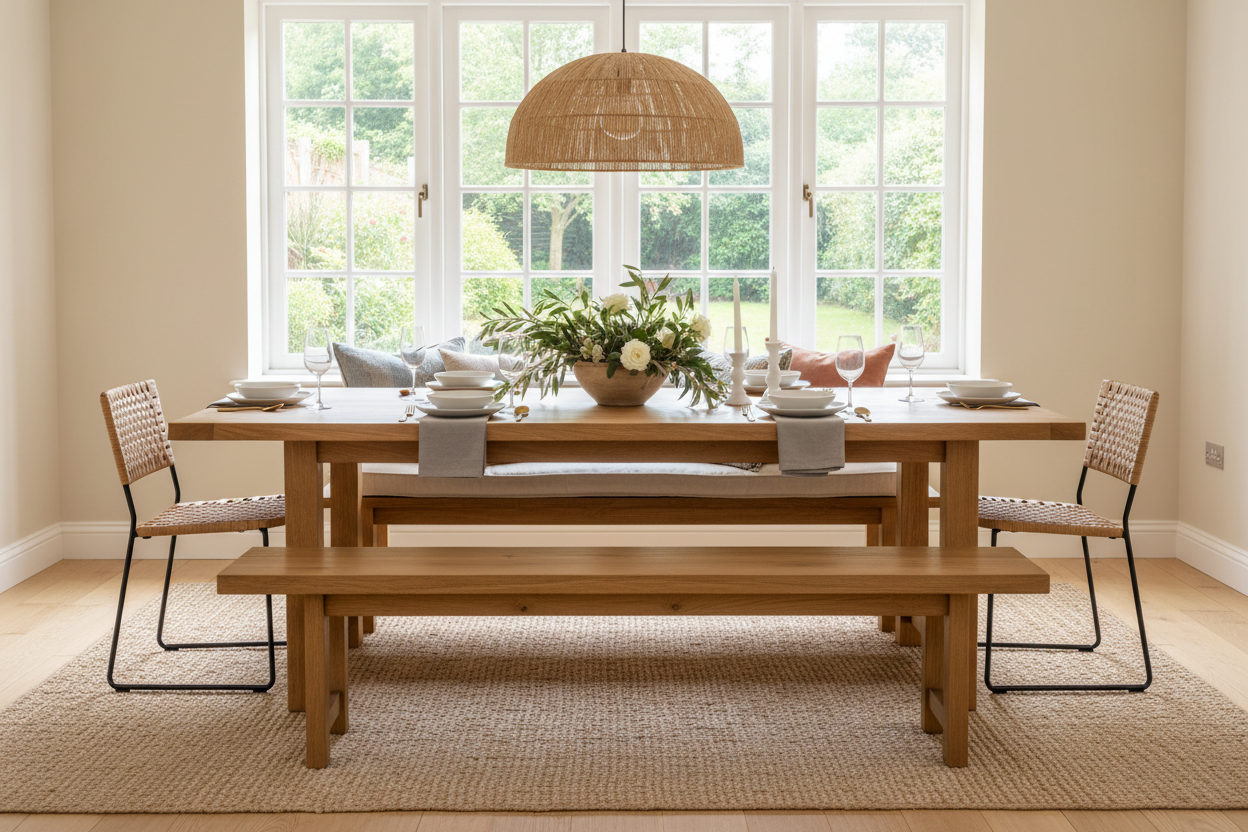 Choosing the Perfect Dining Table with Bench for Your Home