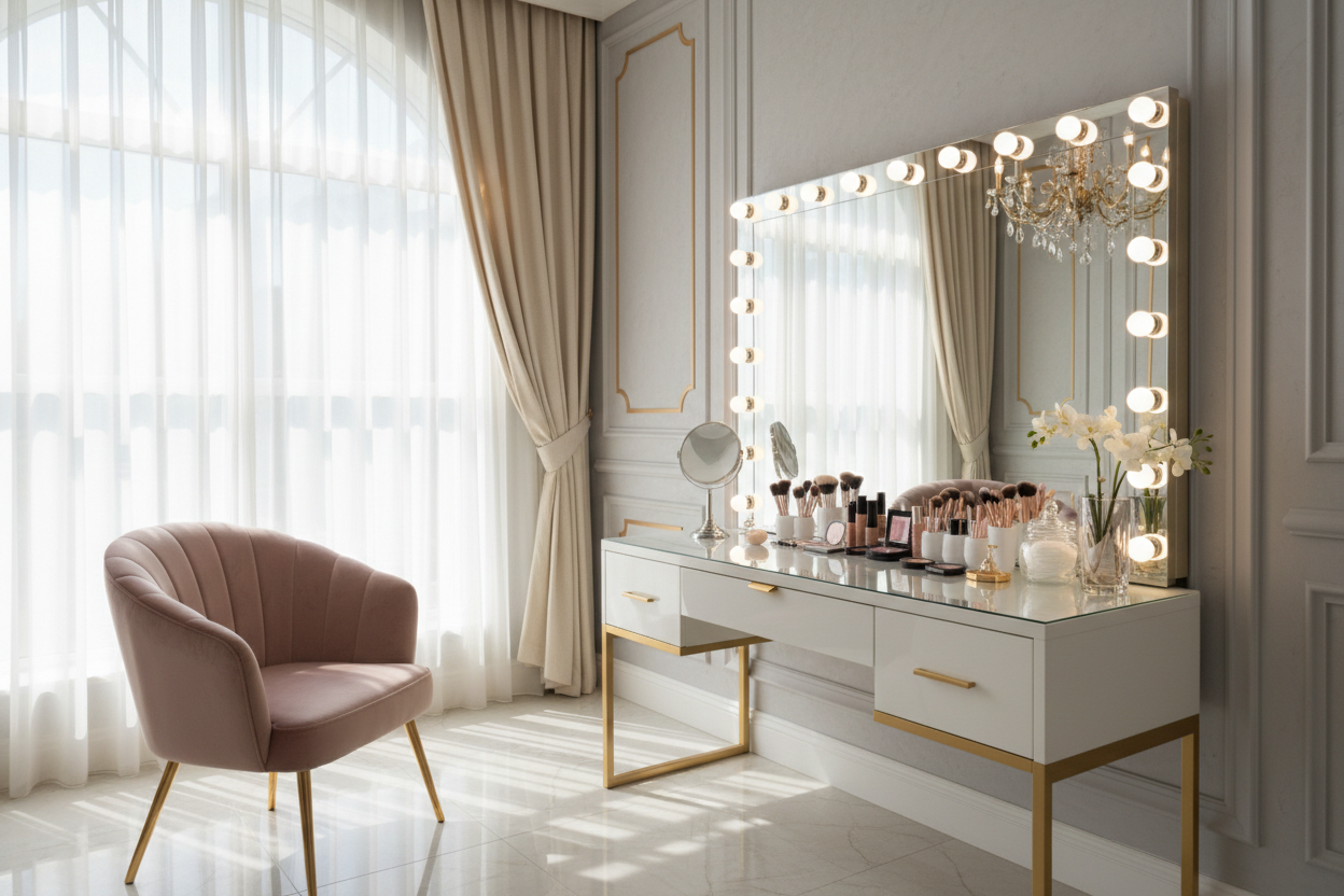 Choosing the Perfect Professional Makeup Vanity for Your Space