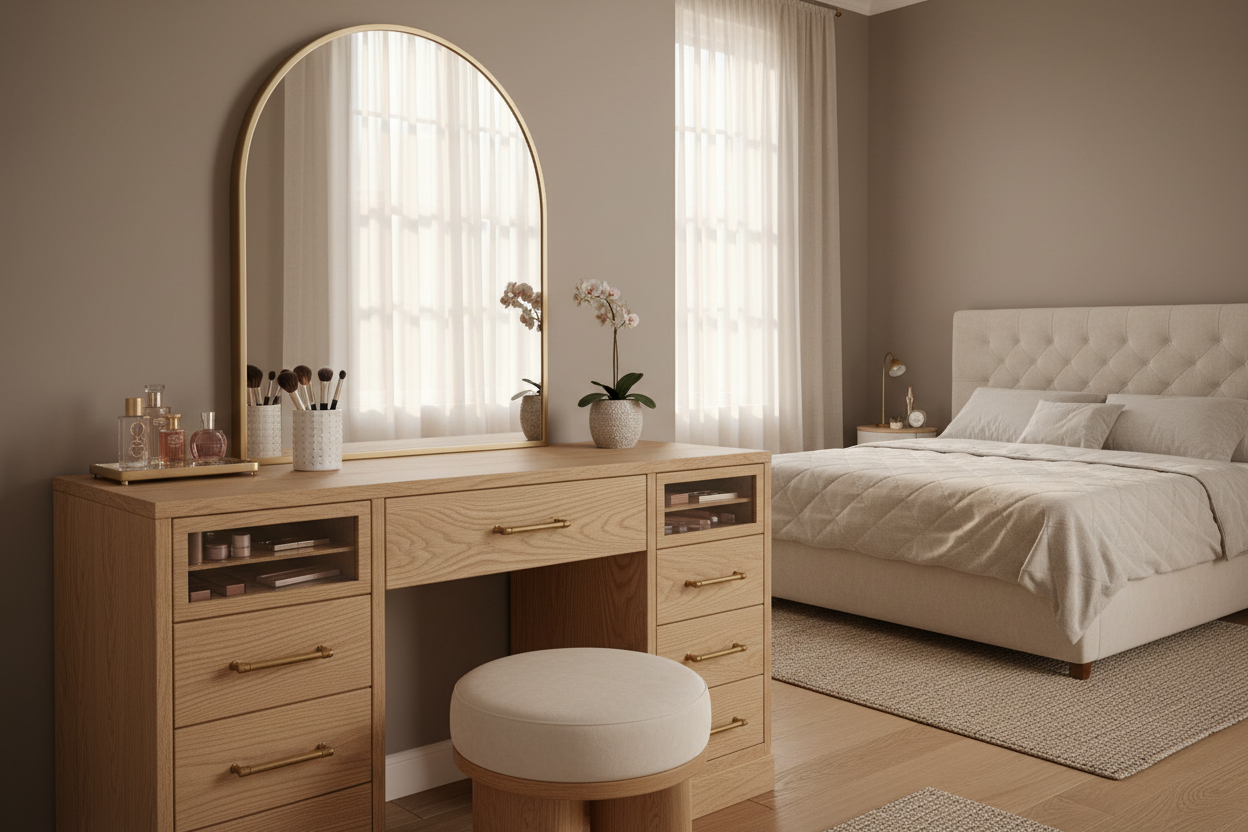 Choosing the Perfect Wood Makeup Vanity for Your Space