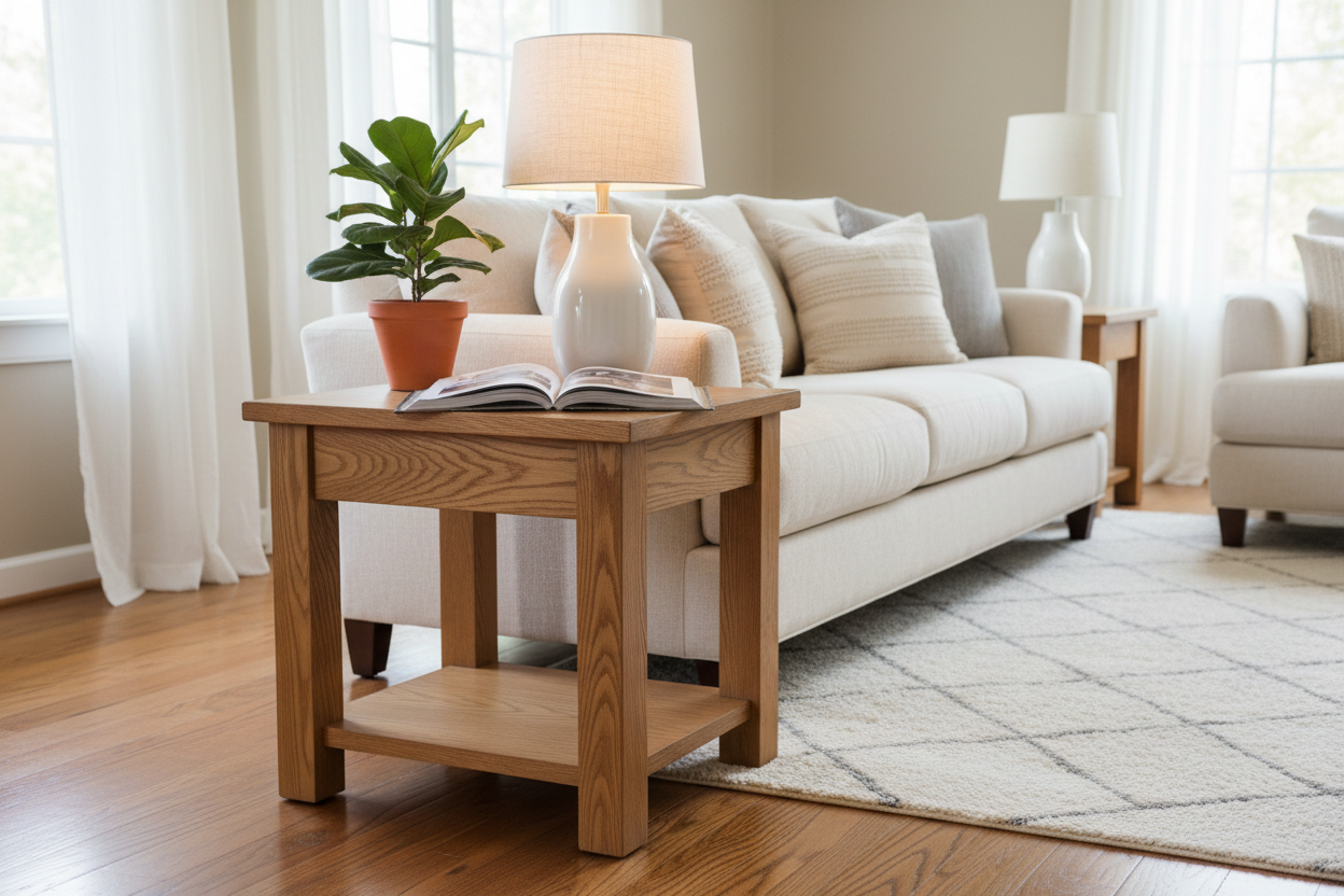Choosing the Perfect Wooden End Table for Your Living Room