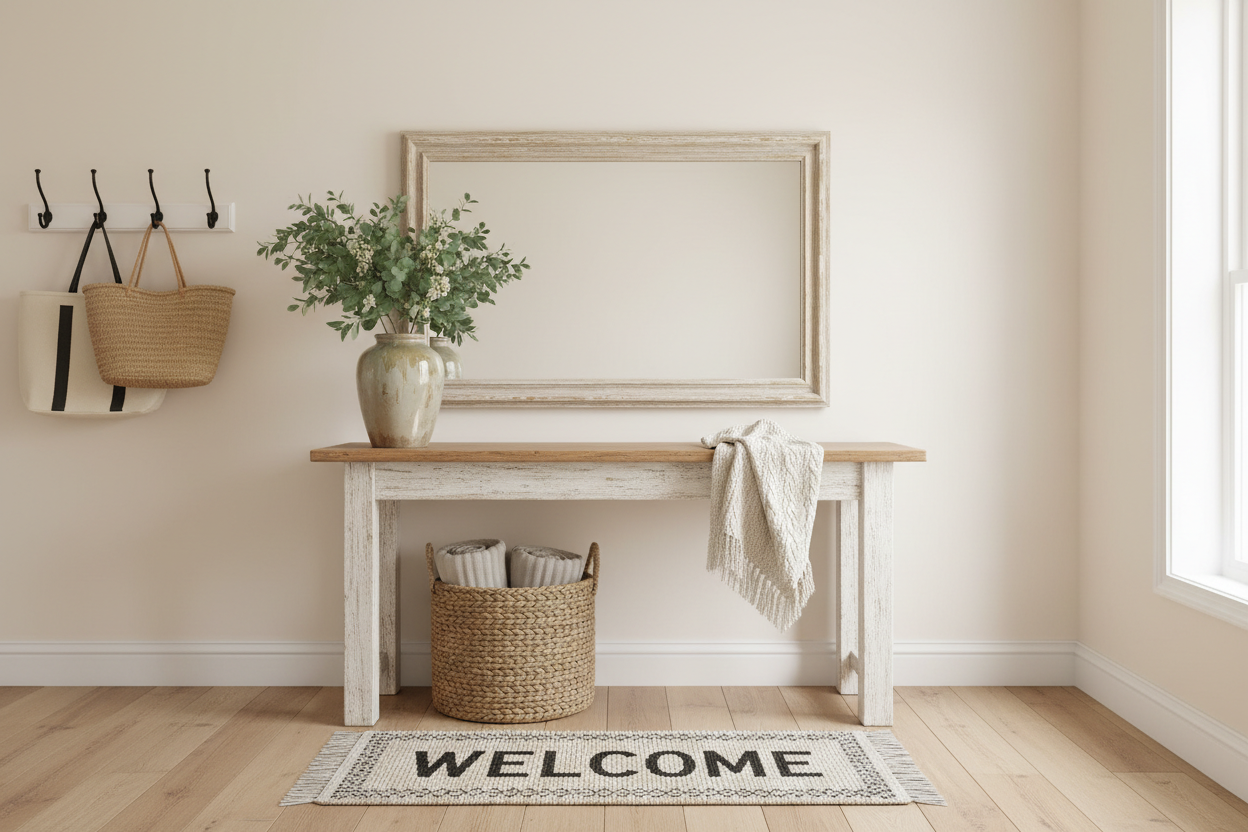 Creating a Warm Welcome: The Ultimate Guide to Farmhouse Entryway Tables and Decor