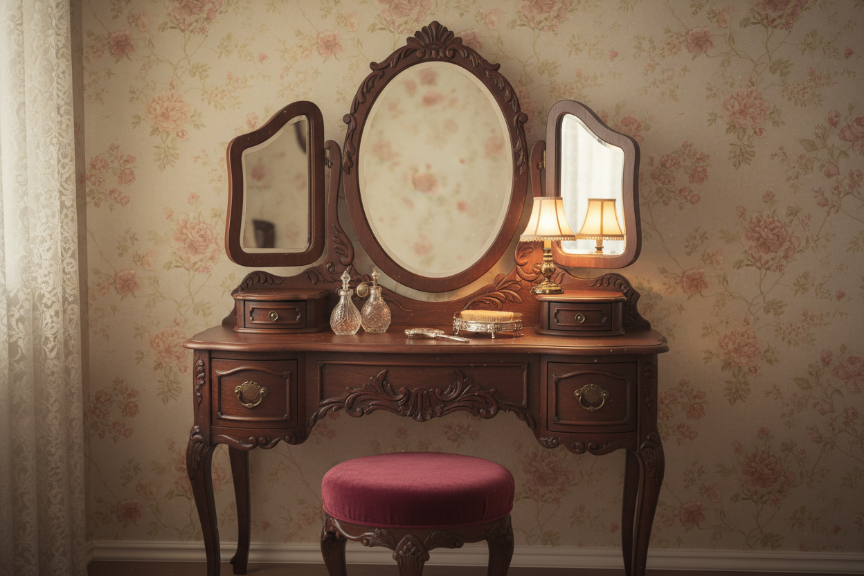 Discover the Charm of Antique Makeup Vanity Designs