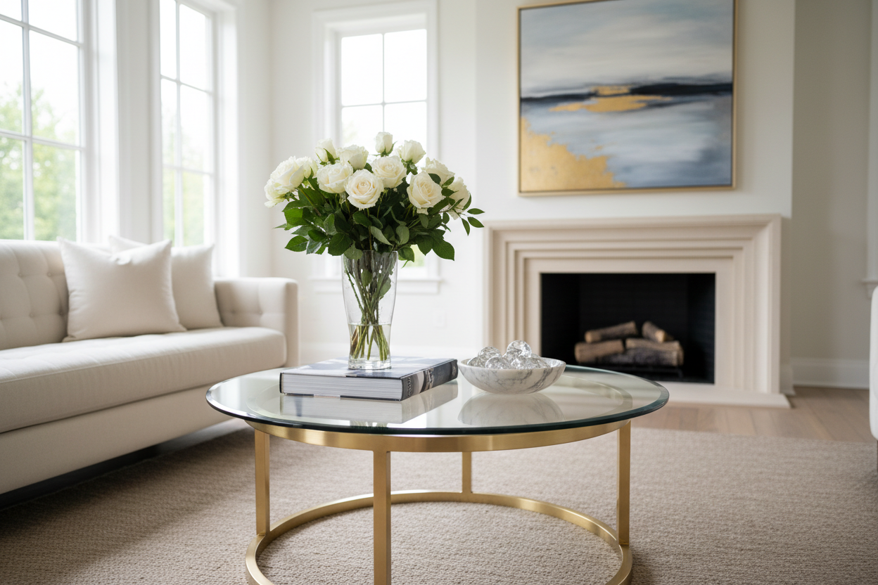 Elegant Round Glass Top Tables to Elevate Your Home Décor