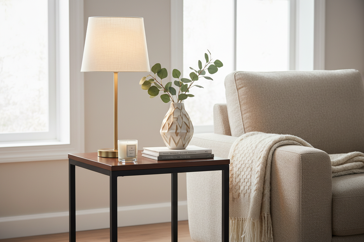 Elegant Ways to Style a Black and Brown End Table for Your Home