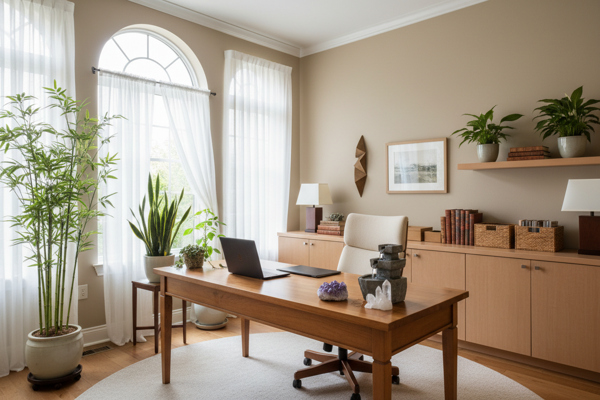 Feng Shui Home Office Setup for Success: Complete Guide to Productive