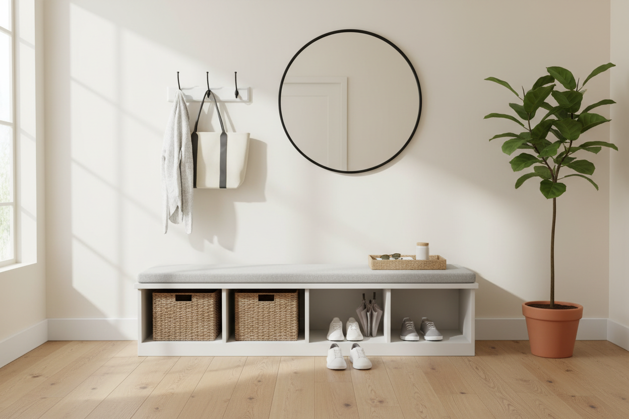 First Impressions Matter: Finding the Perfect Bench to Declutter Your Hallway