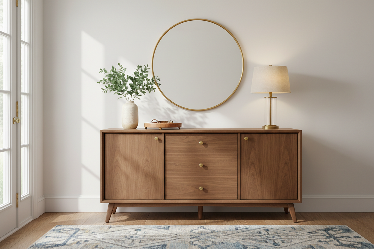 First Impressions: Transforming Your Foyer with the Perfect Credenza
