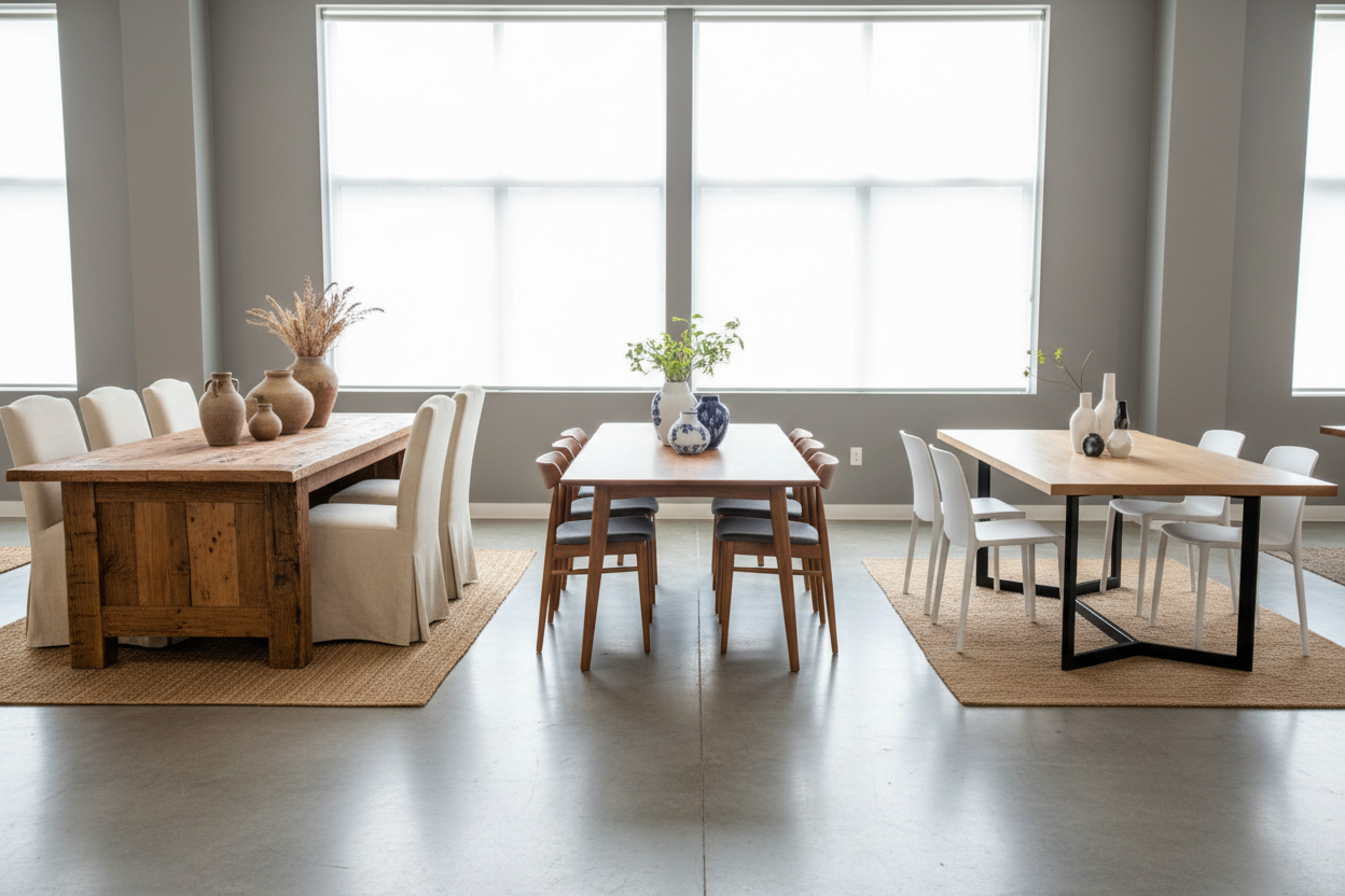 From Rustic to Modern: Wood Table Concepts That Define Your Home